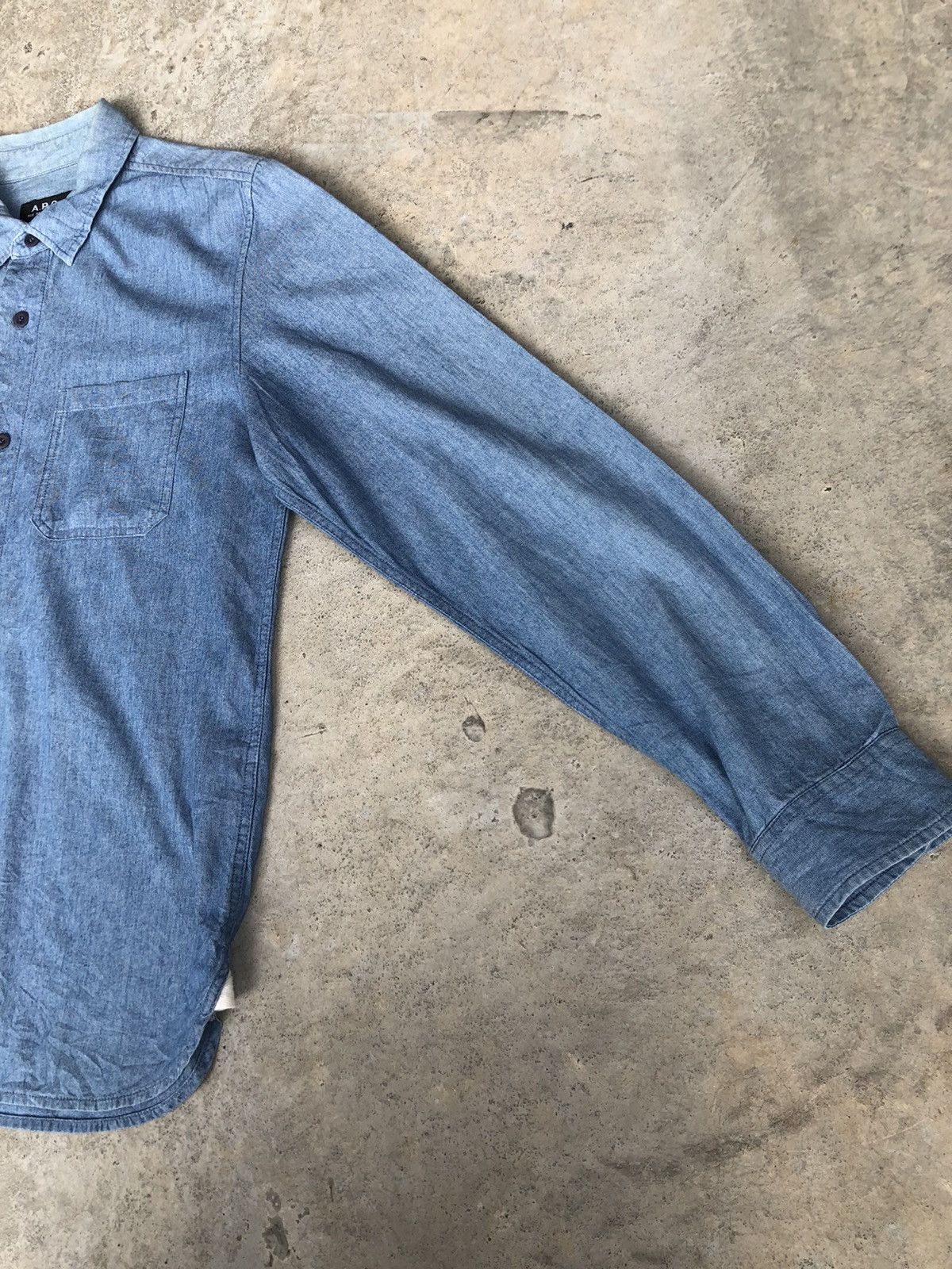 A.P.C. Vintage A.P.C Long Sleeve Shirt Size US S / EU 44-46 / 1 - 4 Thumbnail