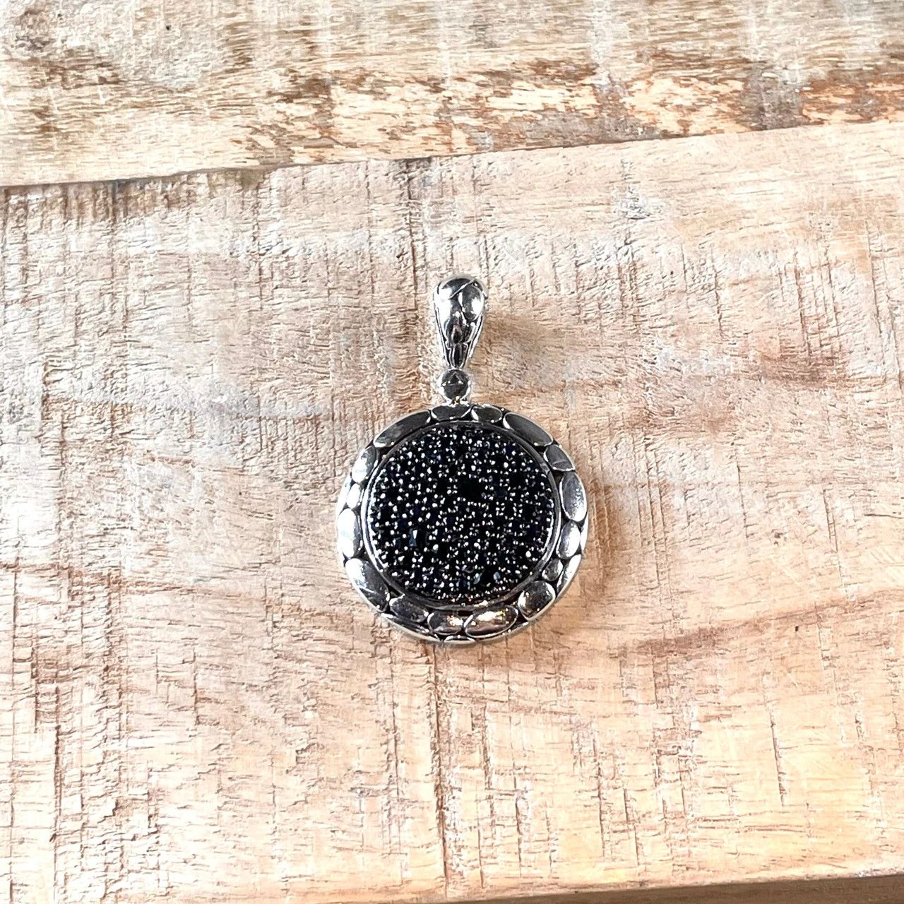 John Hardy John Hardy Silver Black Sapphire Kali Lava Enhancer Pendant Size ONE SIZE - 2 Thumbnail