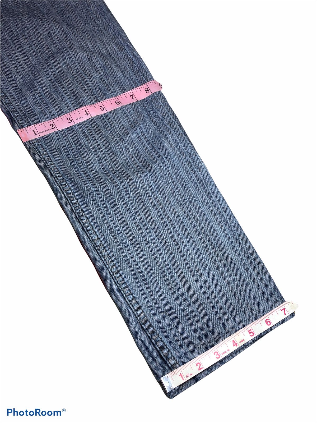Johnbull JOHNBULL HERRINGBONE TWILL WITH SUSPENDERS DENIM Size US 30 / EU 46 - 8 Thumbnail