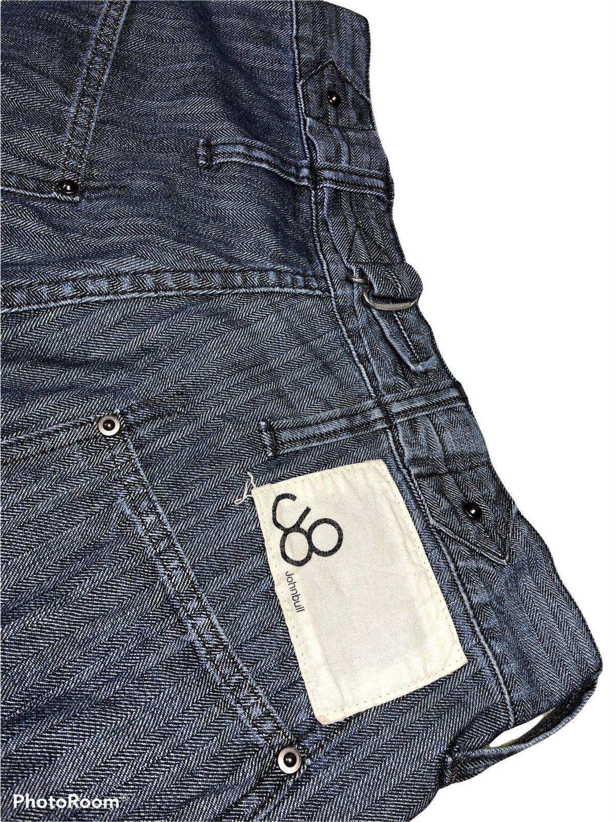 Johnbull JOHNBULL HERRINGBONE TWILL WITH SUSPENDERS DENIM Size US 30 / EU 46 - 6 Thumbnail