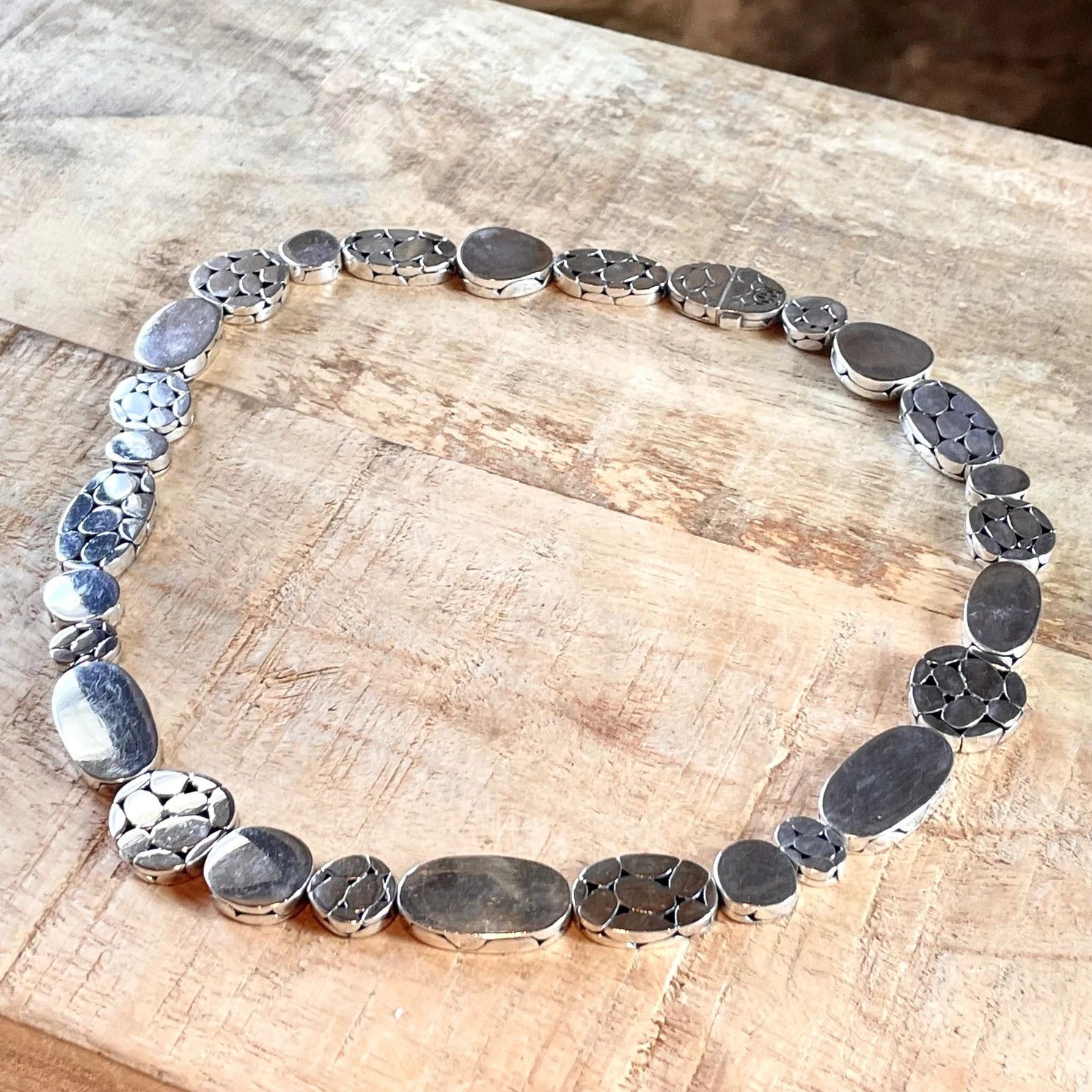 John Hardy John Hardy Vintage Silver Kali Pebble Short Necklace Size ONE SIZE - 3 Thumbnail