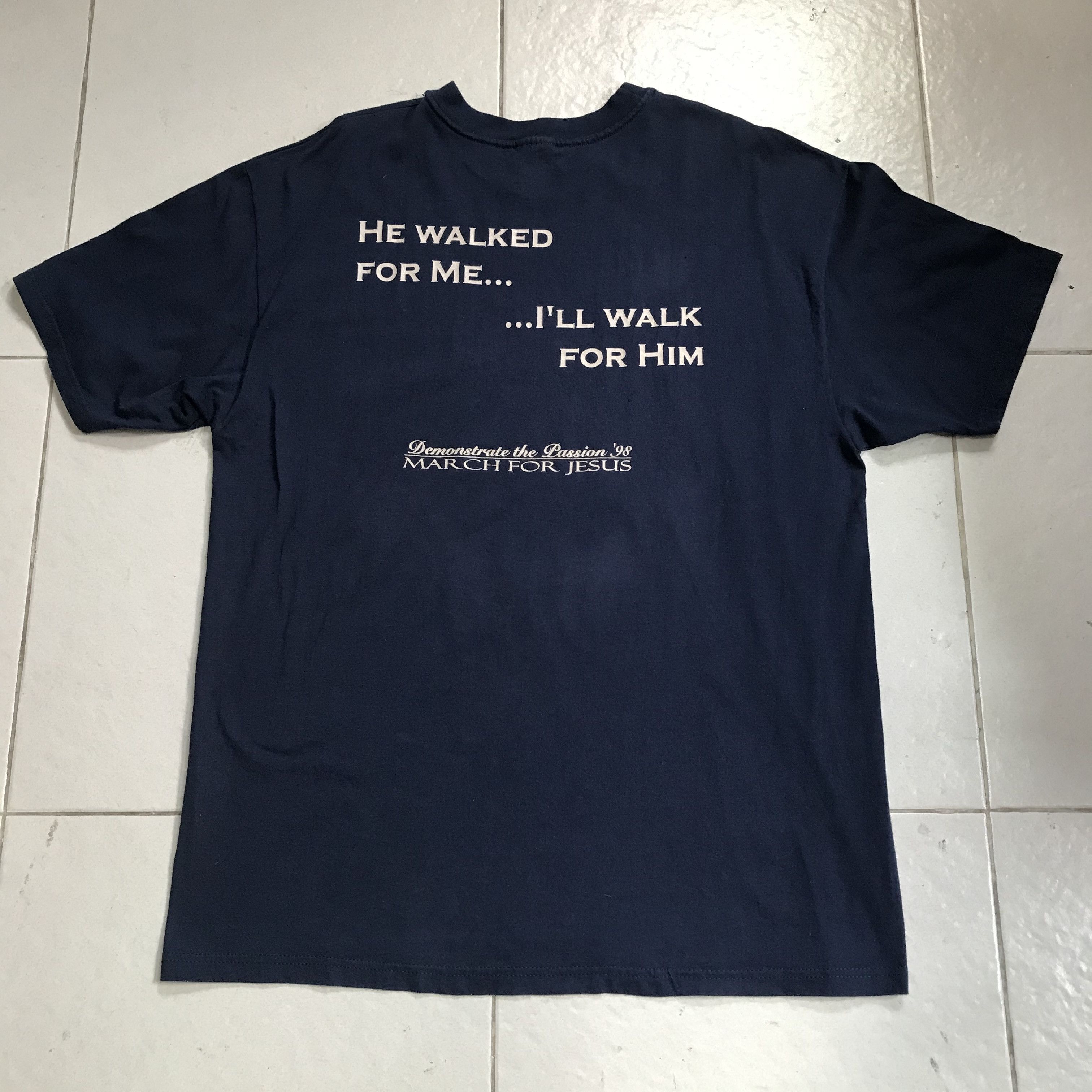 Vintage Vintage 90s God Jesus Bible Holy Tee XL Size US XL / EU 56 / 4 - 5 Thumbnail