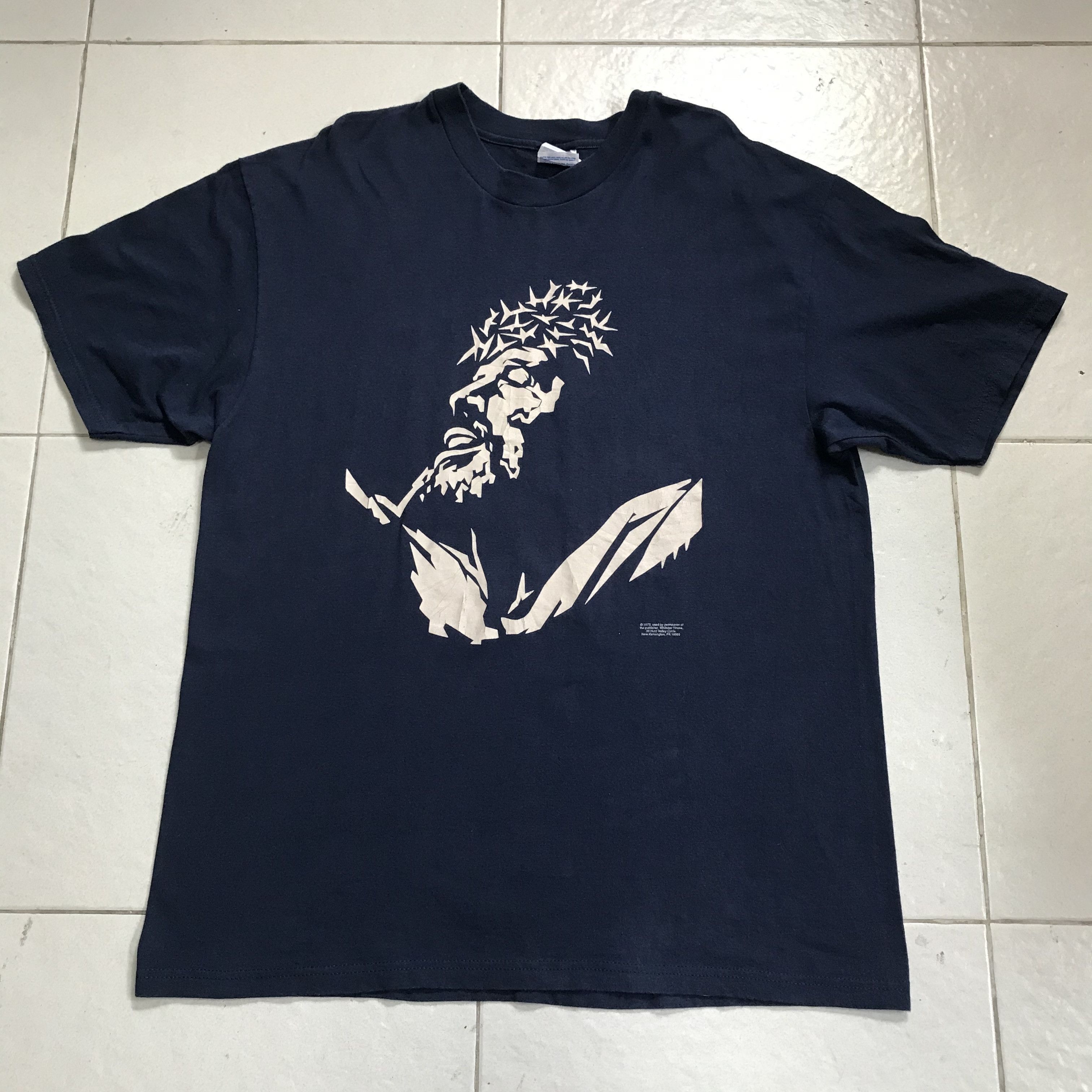 Vintage Vintage 90s God Jesus Bible Holy Tee XL Size US XL / EU 56 / 4 - 2 Thumbnail