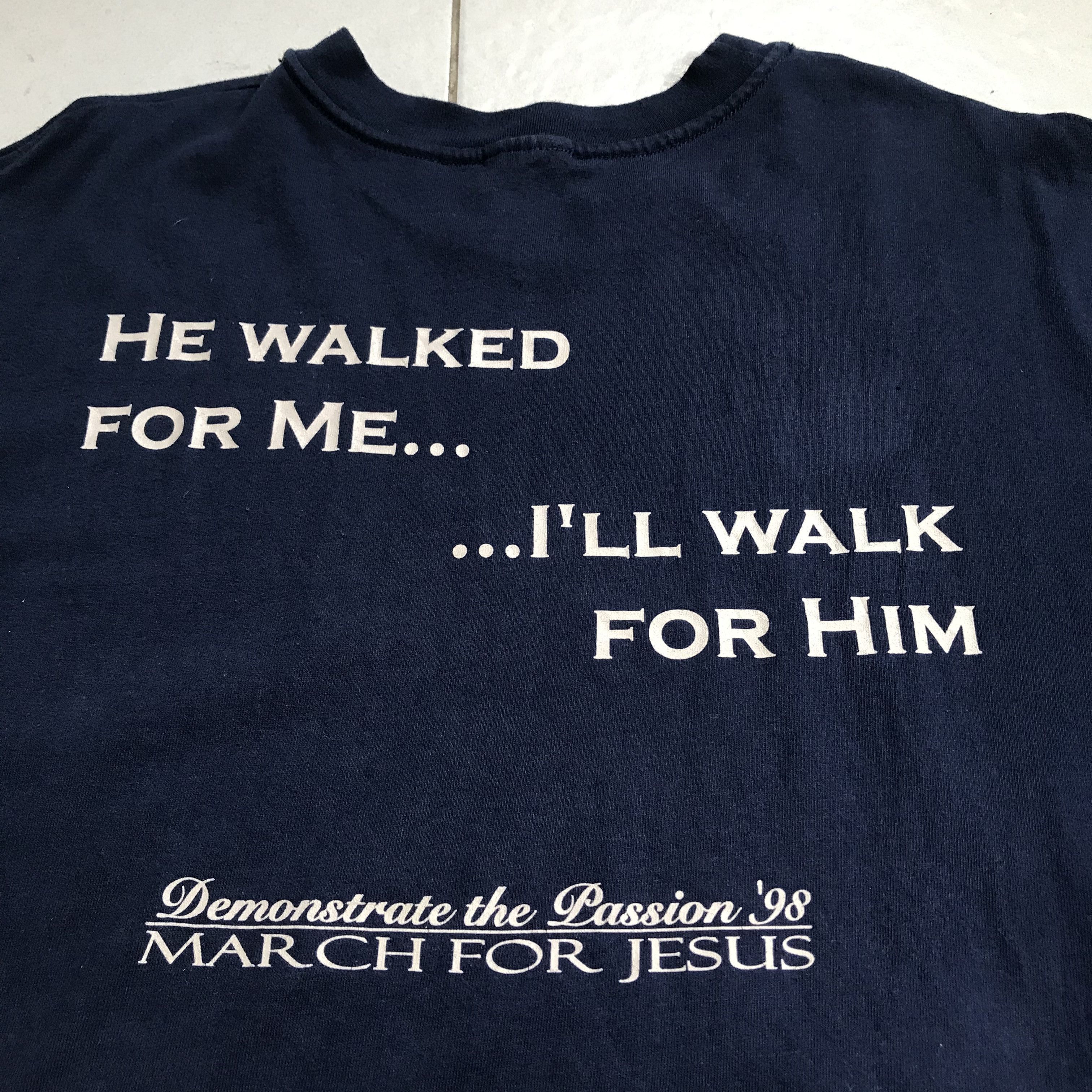 Vintage Vintage 90s God Jesus Bible Holy Tee XL Size US XL / EU 56 / 4 - 6 Thumbnail