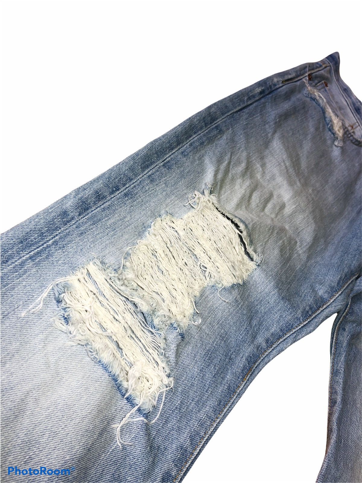 Gap 🔥GAP🔥Distressed Denim Slim Size US 33 - 4 Thumbnail