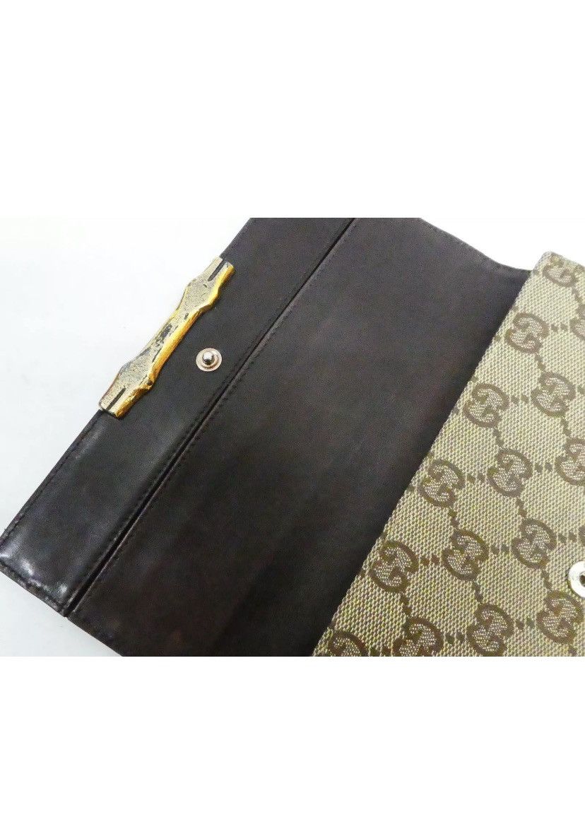 Gucci GUCCI GG Monogram Bamboo Wallet Vintage Size ONE SIZE - 9 Thumbnail