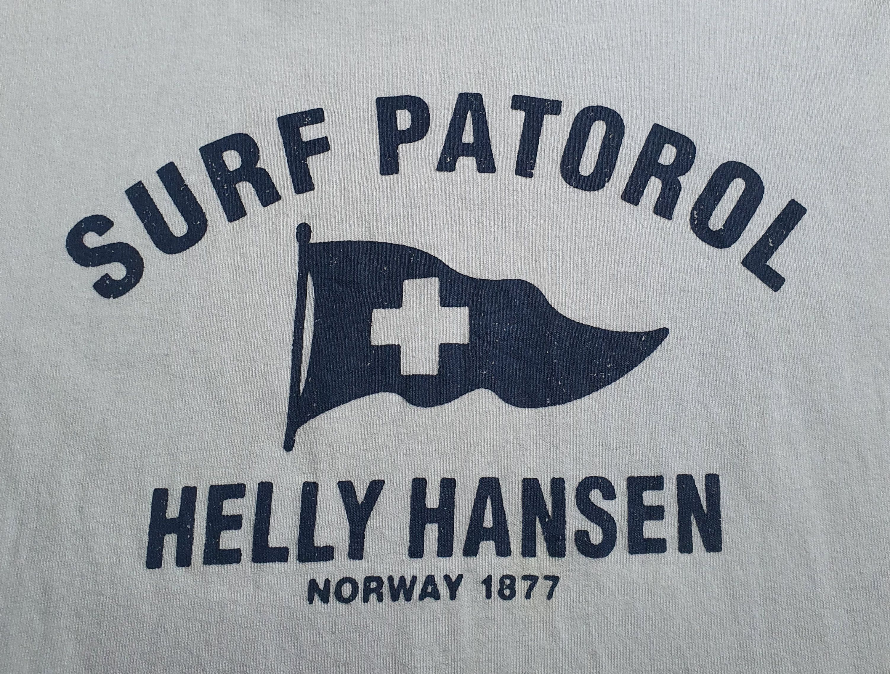 Helly Hansen HELLY HANSEN Surf Patrol 1990s T shirt size Large Size US L / EU 52-54 / 3 - 5 Thumbnail