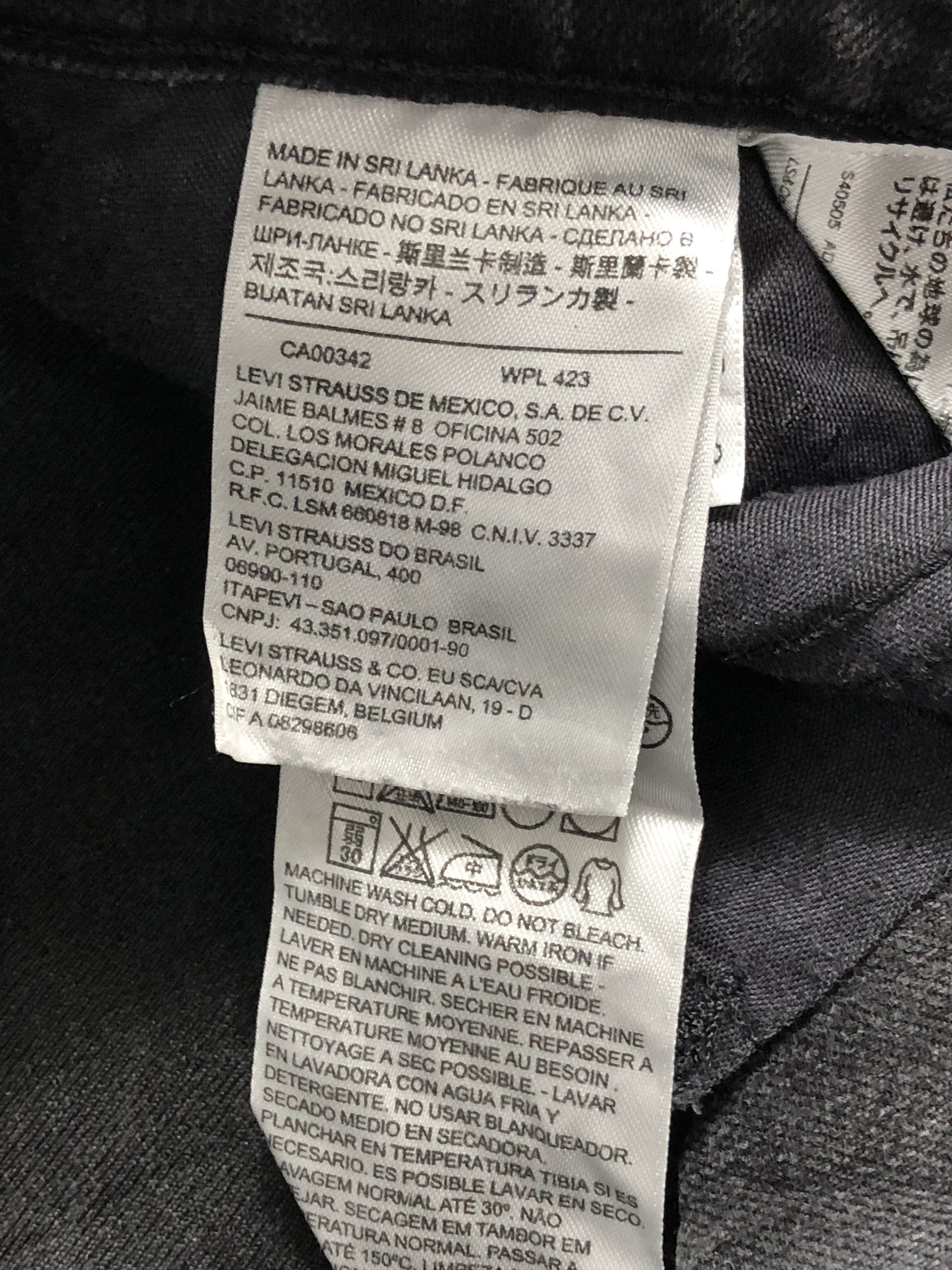 Levi's Vintage 505 Levis Black Jeans DPP0027 Size US 27 - 5 Thumbnail