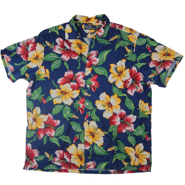 Polo Ralph Lauren Vintage Polo Ralph Lauren Tropical Hawaiian Shirt ...