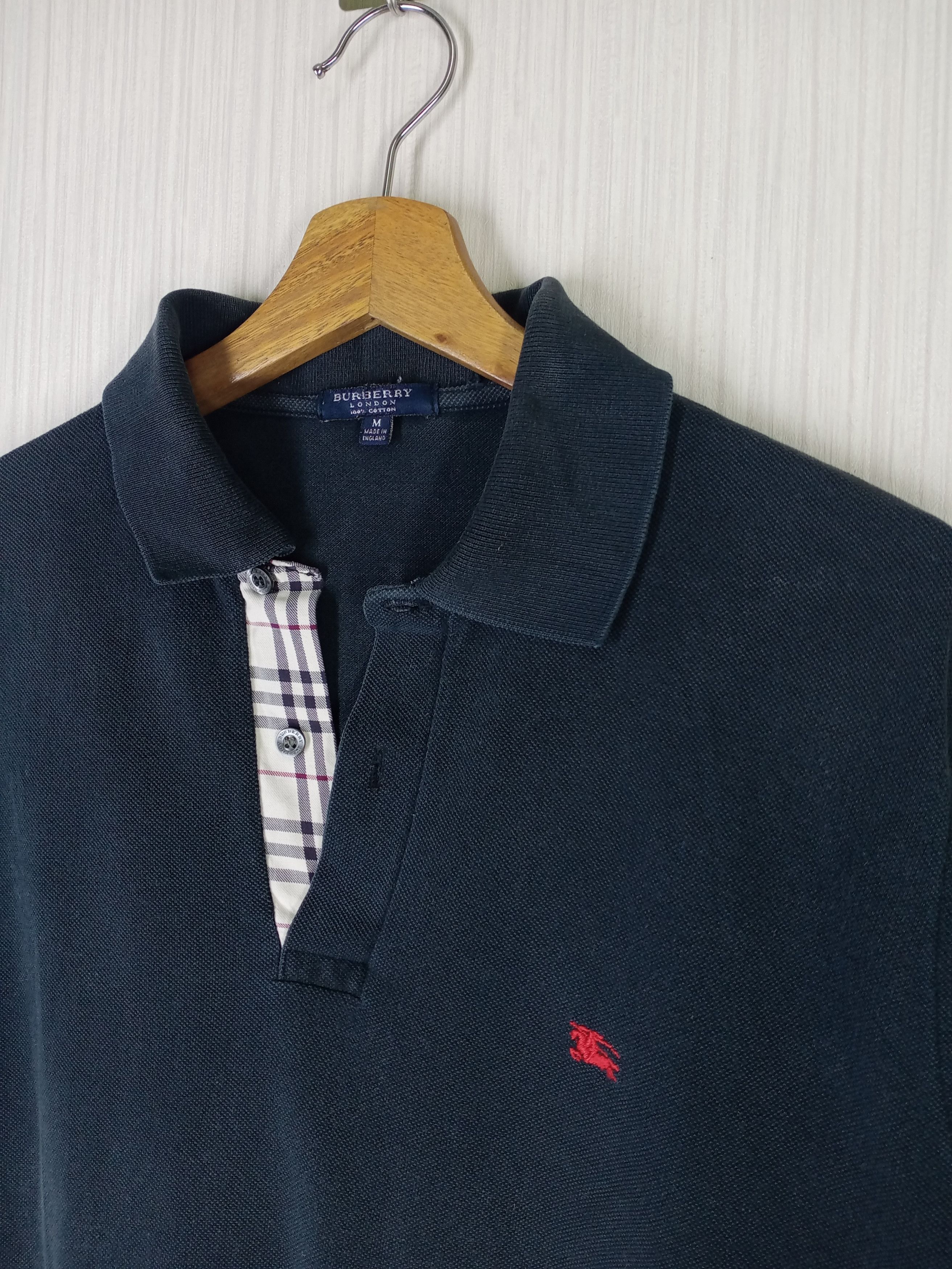 Burberry Burberry London Nova Check Polo Shirt Size US M / EU 48-50 / 2 - 2 Thumbnail