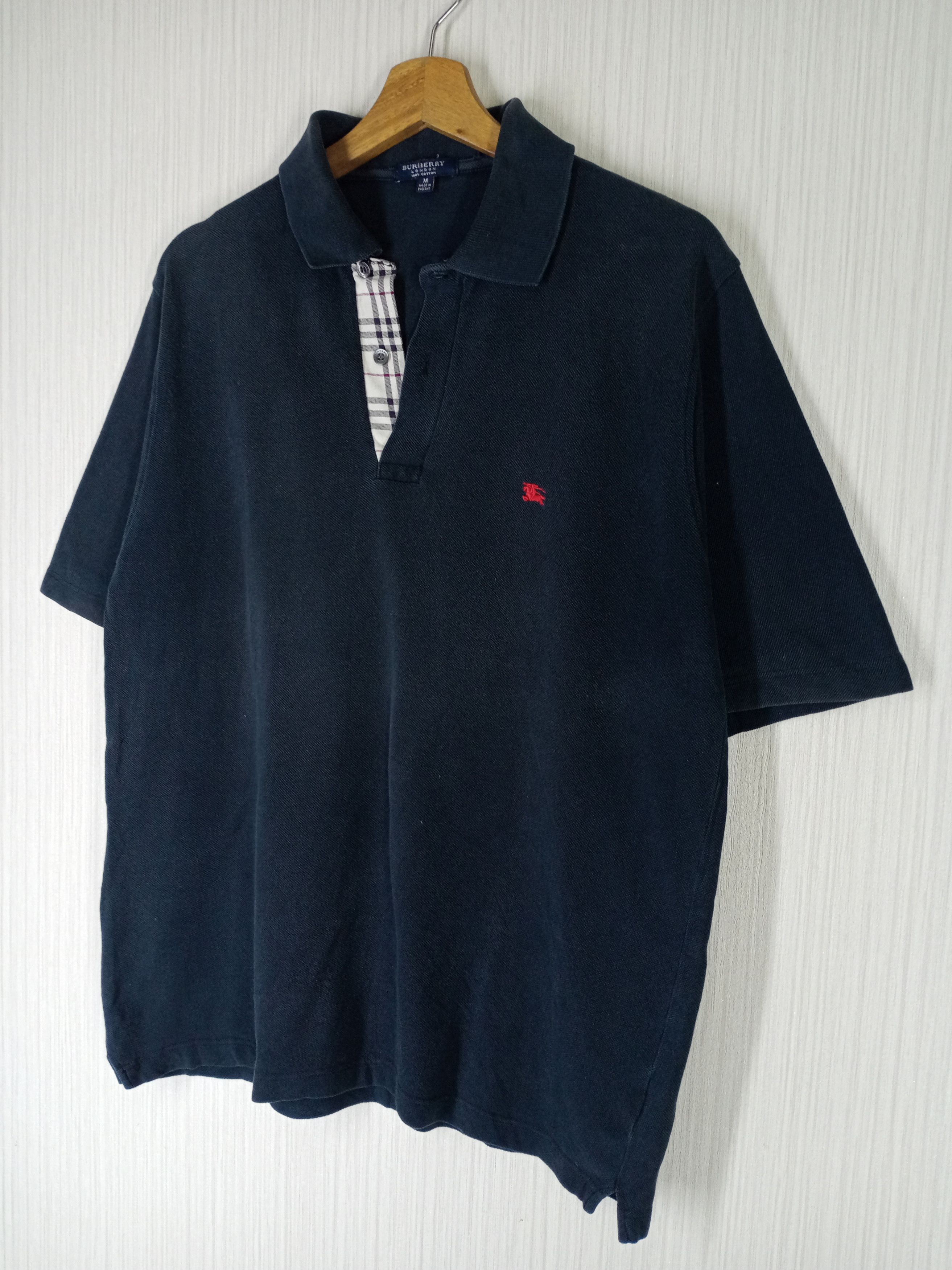 Burberry Burberry London Nova Check Polo Shirt Size US M / EU 48-50 / 2 - 3 Thumbnail