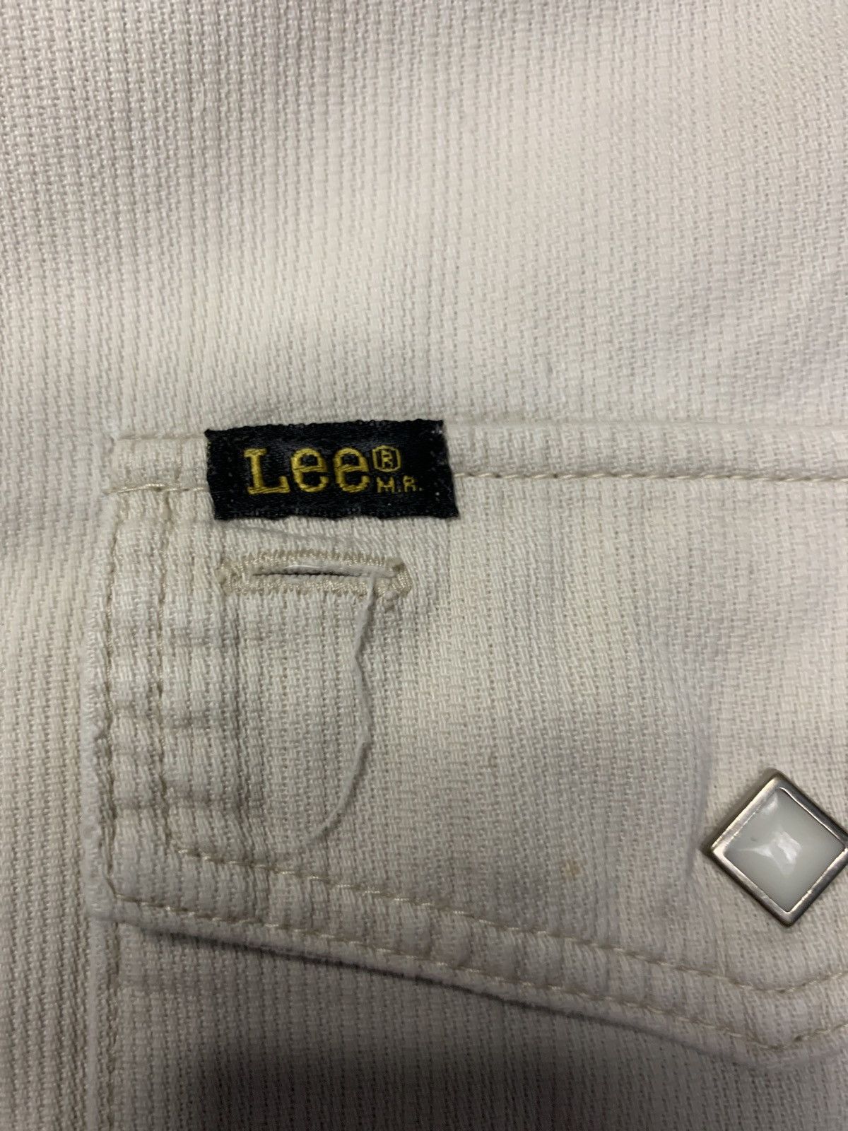 Lee Lee Jeans Retro 70s Denim western shirt snap button Size US L / EU 52-54 / 3 - 7 Thumbnail