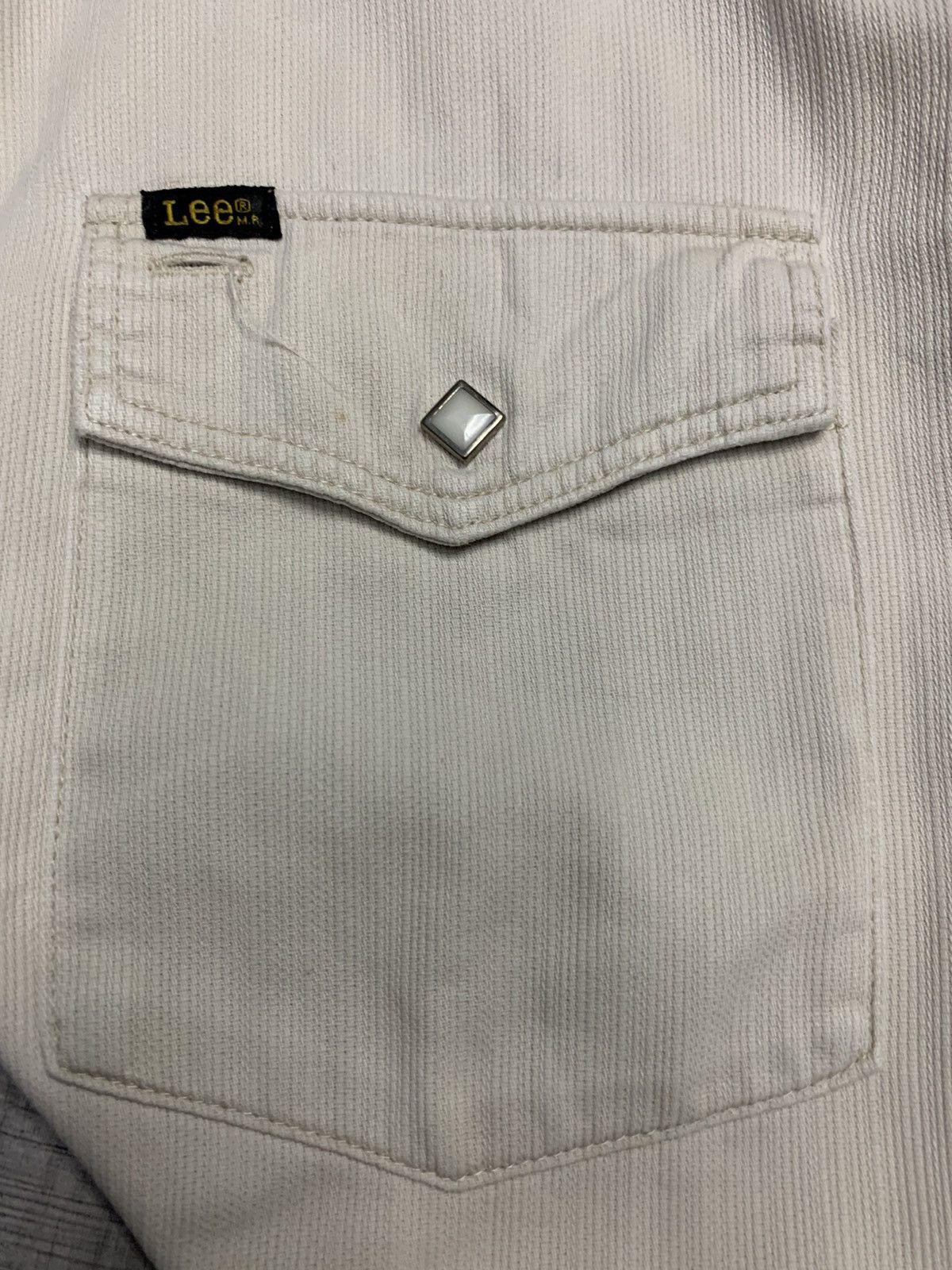 Lee Lee Jeans Retro 70s Denim western shirt snap button Size US L / EU 52-54 / 3 - 4 Thumbnail