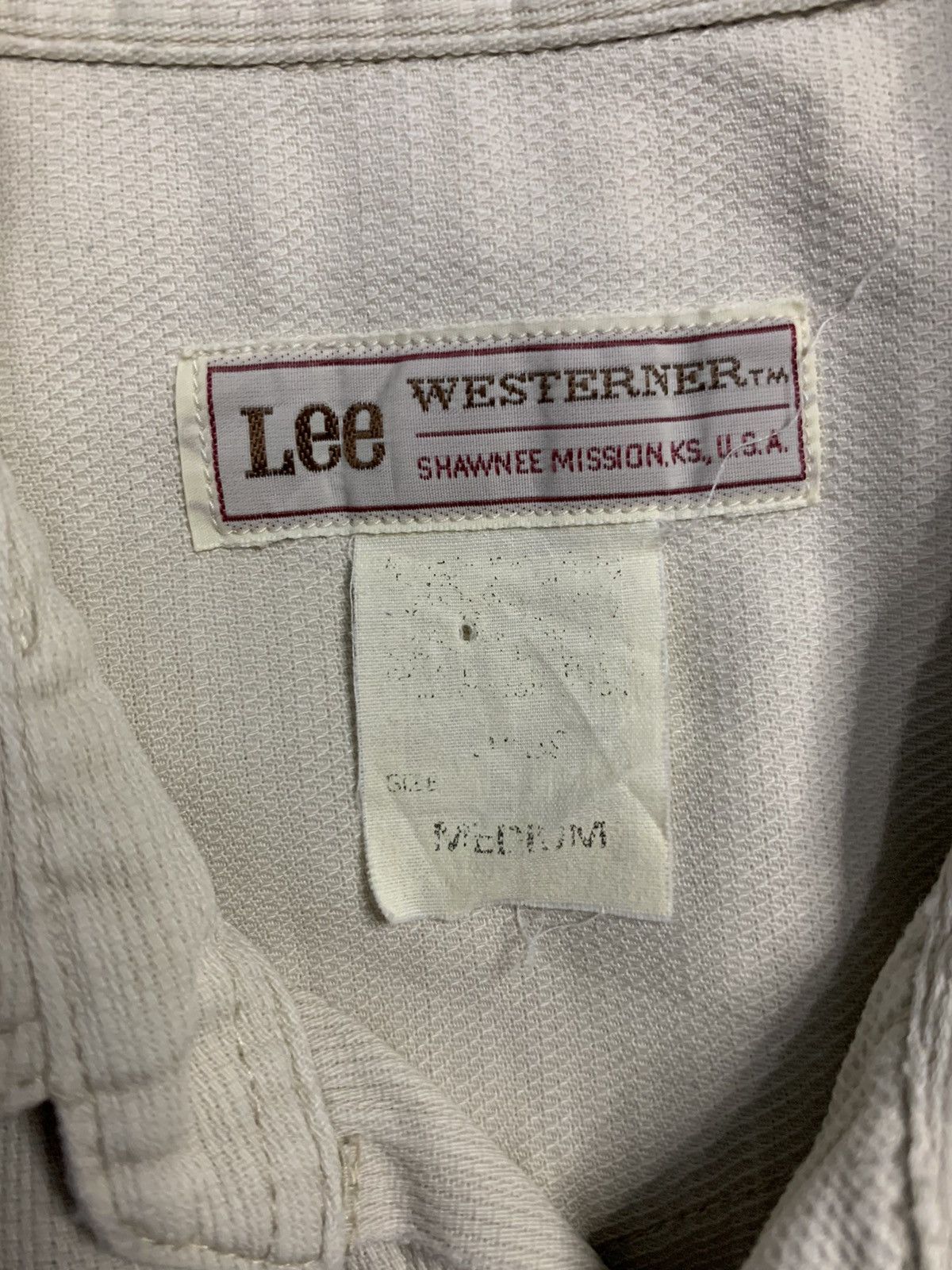 Lee Lee Jeans Retro 70s Denim western shirt snap button Size US L / EU 52-54 / 3 - 5 Thumbnail