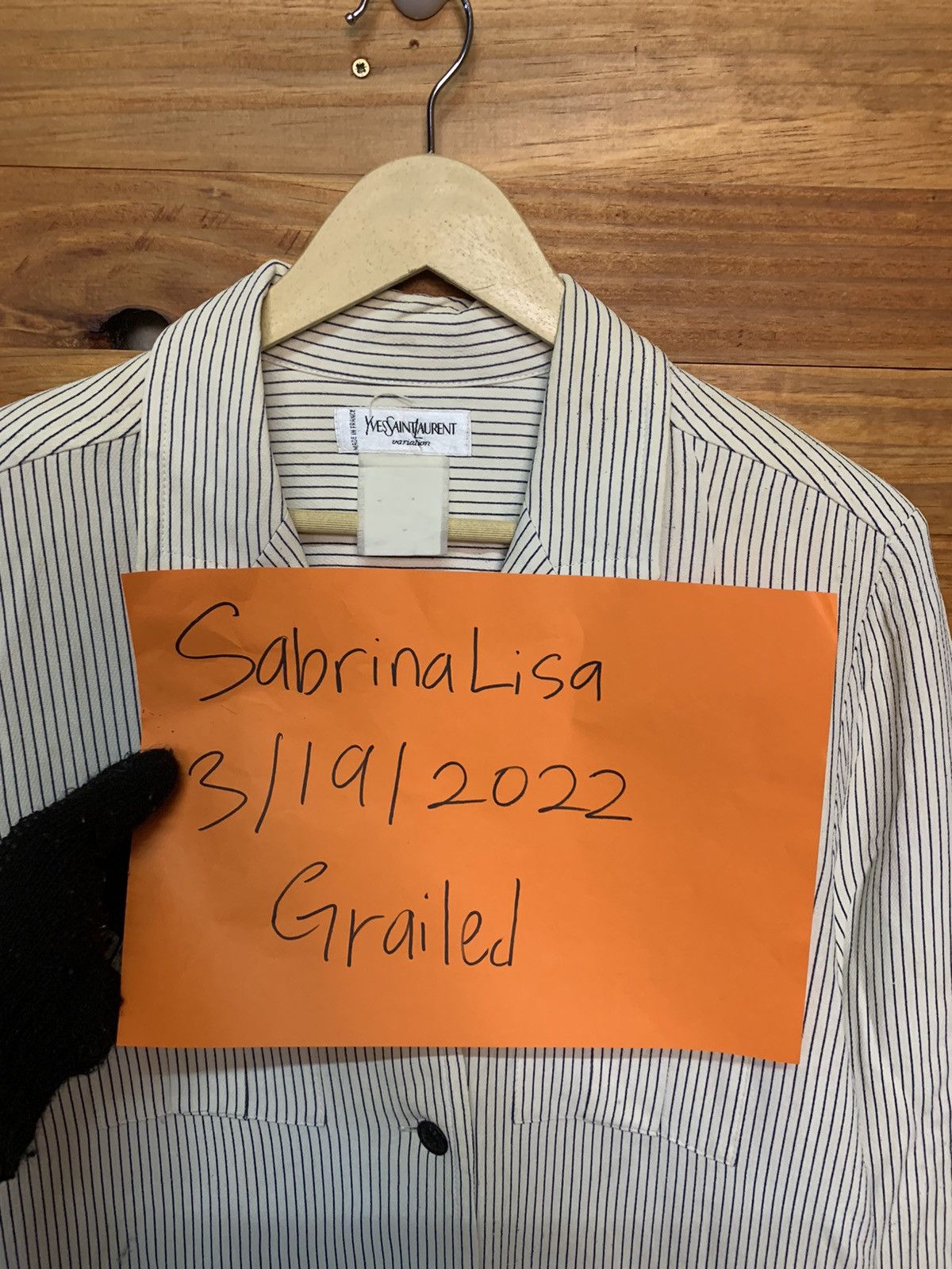 Yves Saint Laurent Vintage Yves Saint Lauren Stripes Size US M / EU 48-50 / 2 - 7 Thumbnail
