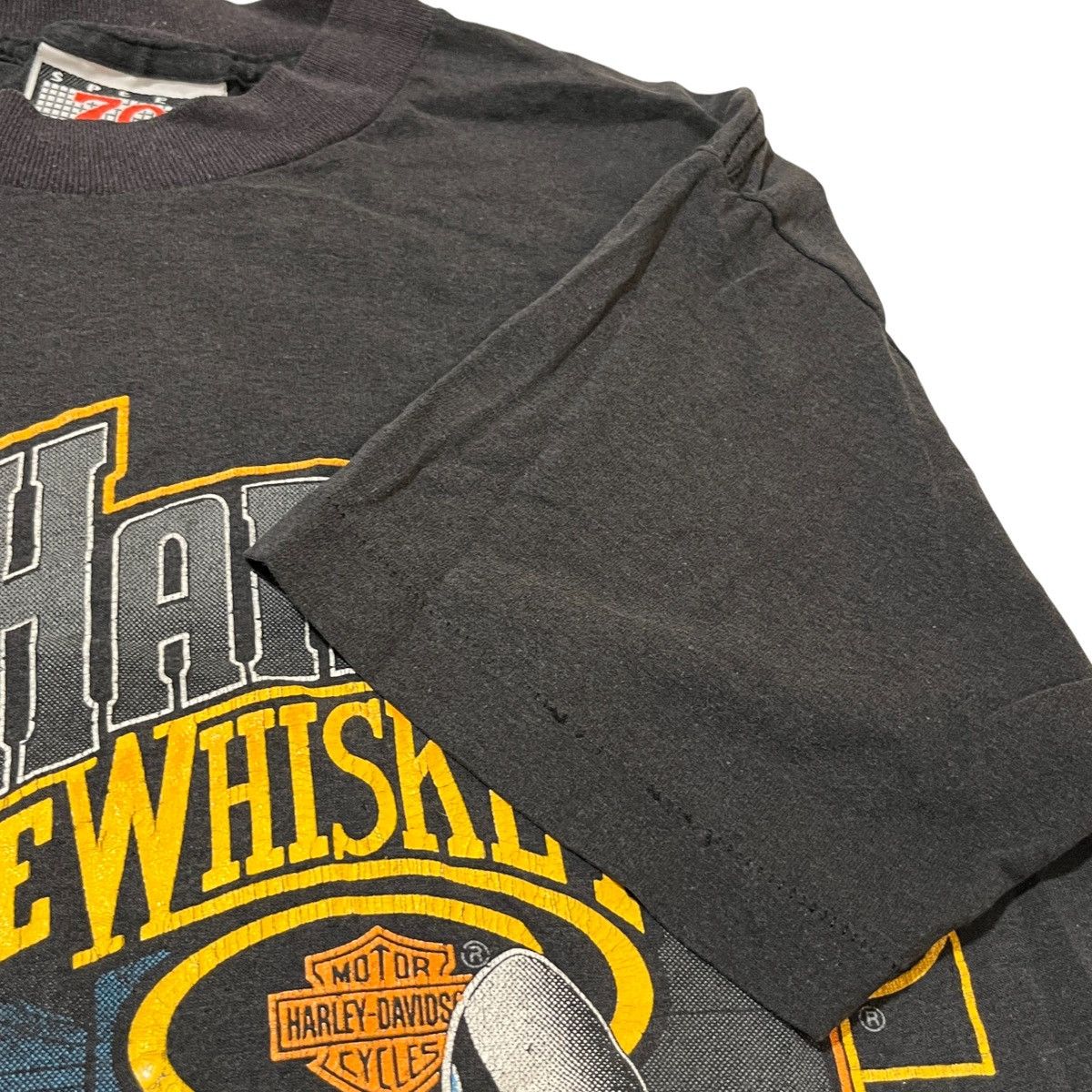 Harley Davidson 80s Harley Fine Whiskey Tee Size US L / EU 52-54 / 3 - 4 Thumbnail