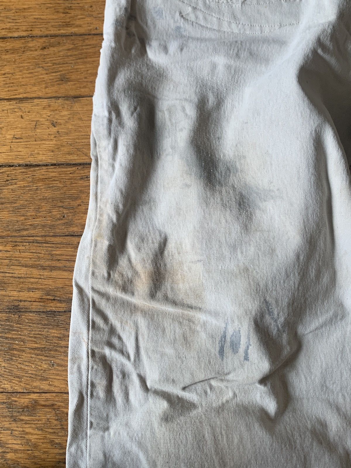 Carhartt Carhartt Worn and Repaired Duck Canvas Relaxed Fit Pants Size US 31 - 3 Thumbnail