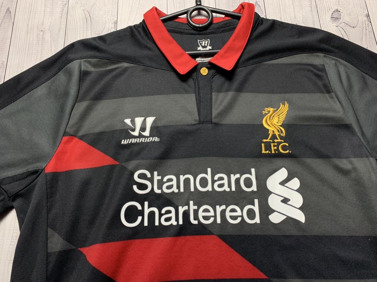 Other Liverpool soccer jersey size L Grey/Black Size US L / EU 52-54 / 3 - 4 Thumbnail