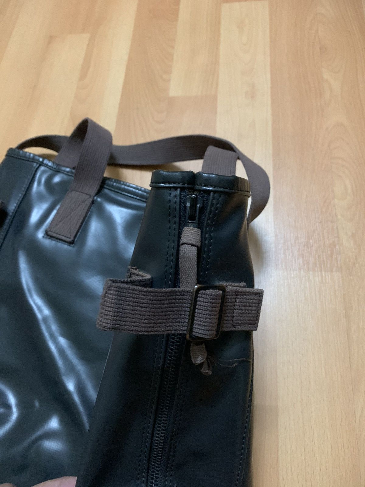 Head Porter 🇯🇵 Porter Vintage Luggage Label Green Tote Shoulder Bag Size ONE SIZE - 6 Thumbnail