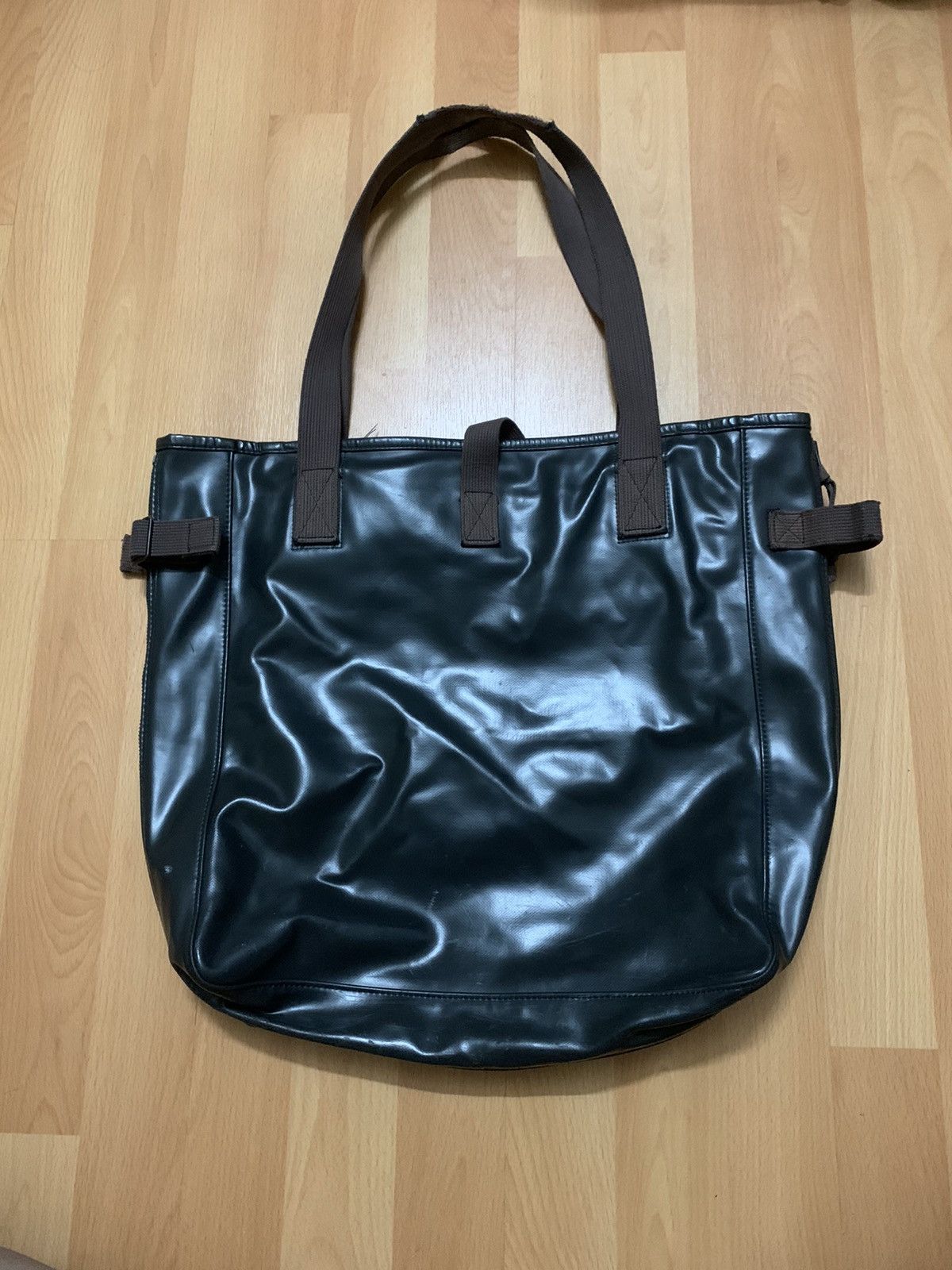 Head Porter 🇯🇵 Porter Vintage Luggage Label Green Tote Shoulder Bag Size ONE SIZE - 2 Thumbnail