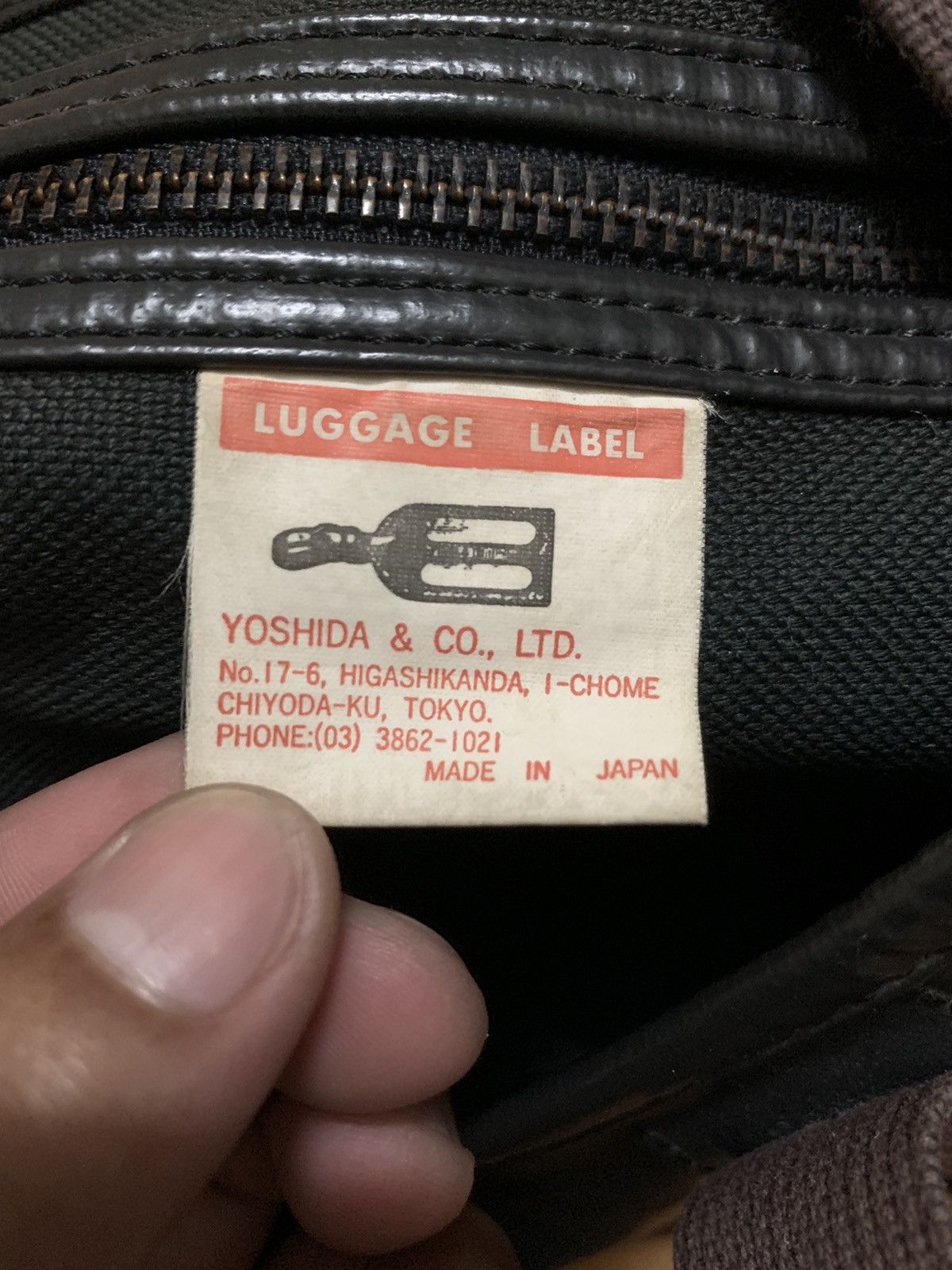 Head Porter 🇯🇵 Porter Vintage Luggage Label Green Tote Shoulder Bag Size ONE SIZE - 10 Thumbnail