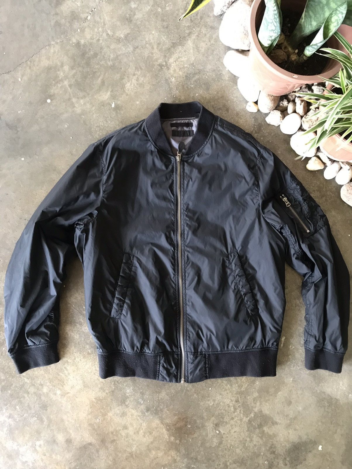 Japanese Brand × Uniqlo UNIQLO Bomber Harrington Style Jacket 🔥 Size US L / EU 52-54 / 3 - 3 Thumbnail