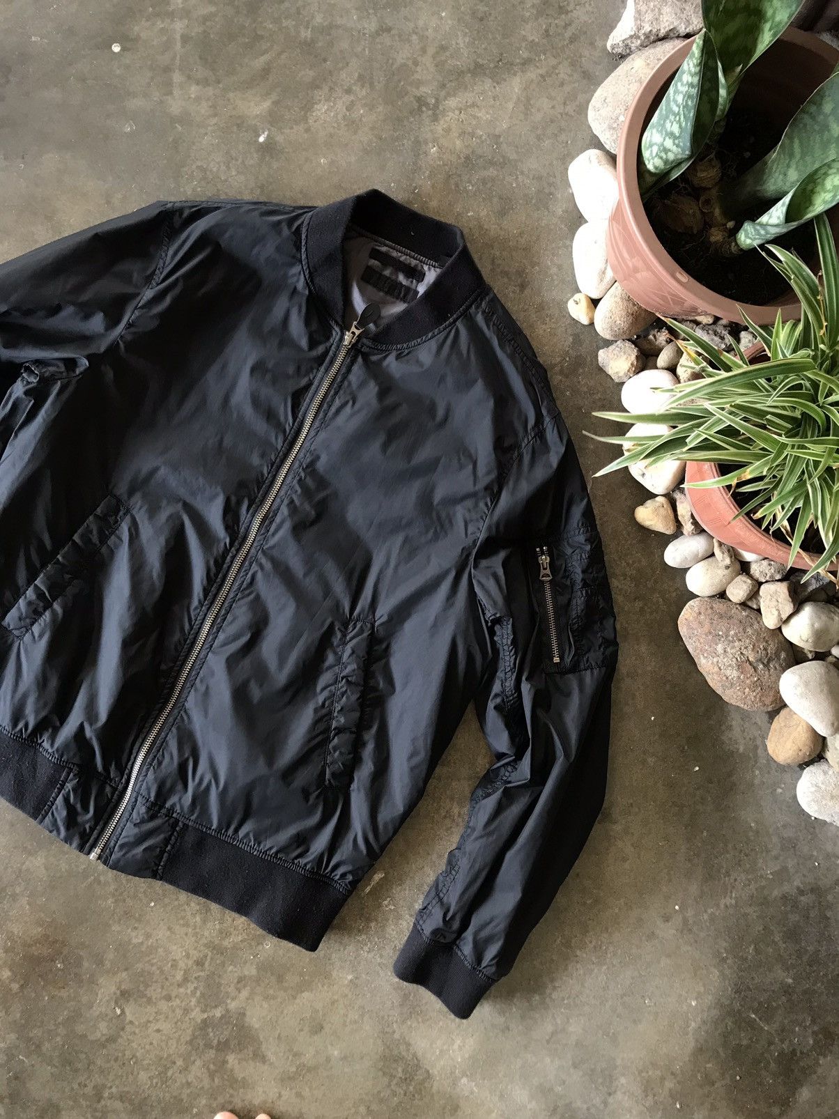 Japanese Brand × Uniqlo UNIQLO Bomber Harrington Style Jacket 🔥 Size US L / EU 52-54 / 3 - 4 Thumbnail