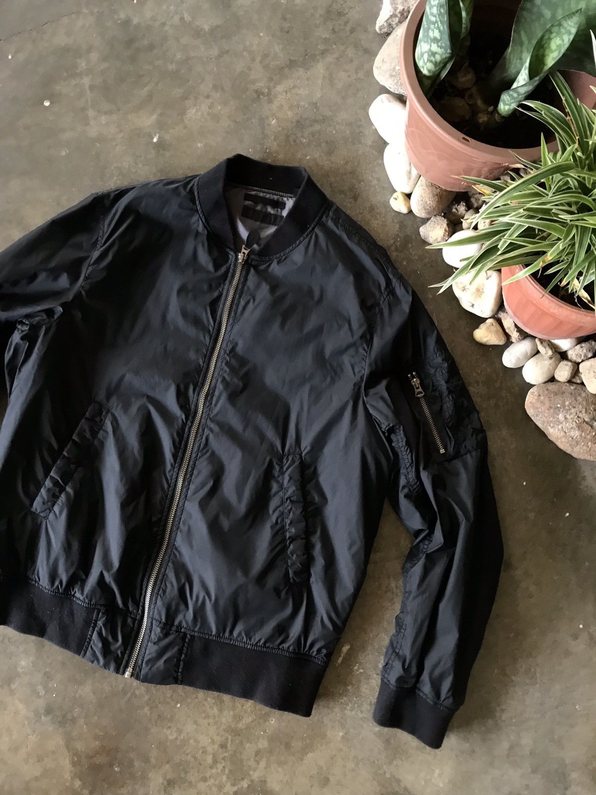 Japanese Brand × Uniqlo UNIQLO Bomber Harrington Style Jacket 🔥 Size US L / EU 52-54 / 3 - 1 Thumbnail