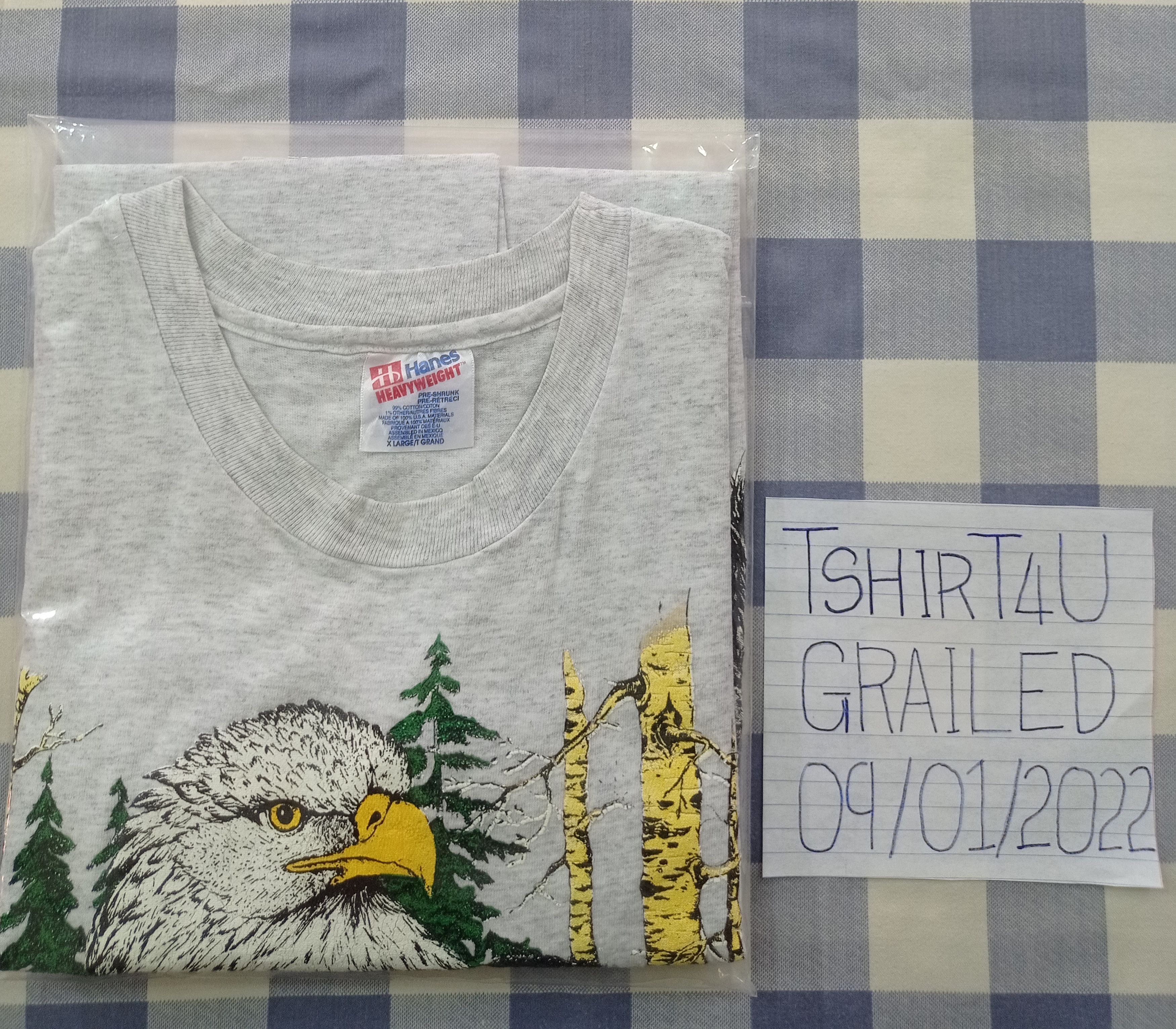 Other 1992 HANES WILDLIFE TEE – VINTAGE USA Size US XL / EU 56 / 4 - 7 Thumbnail