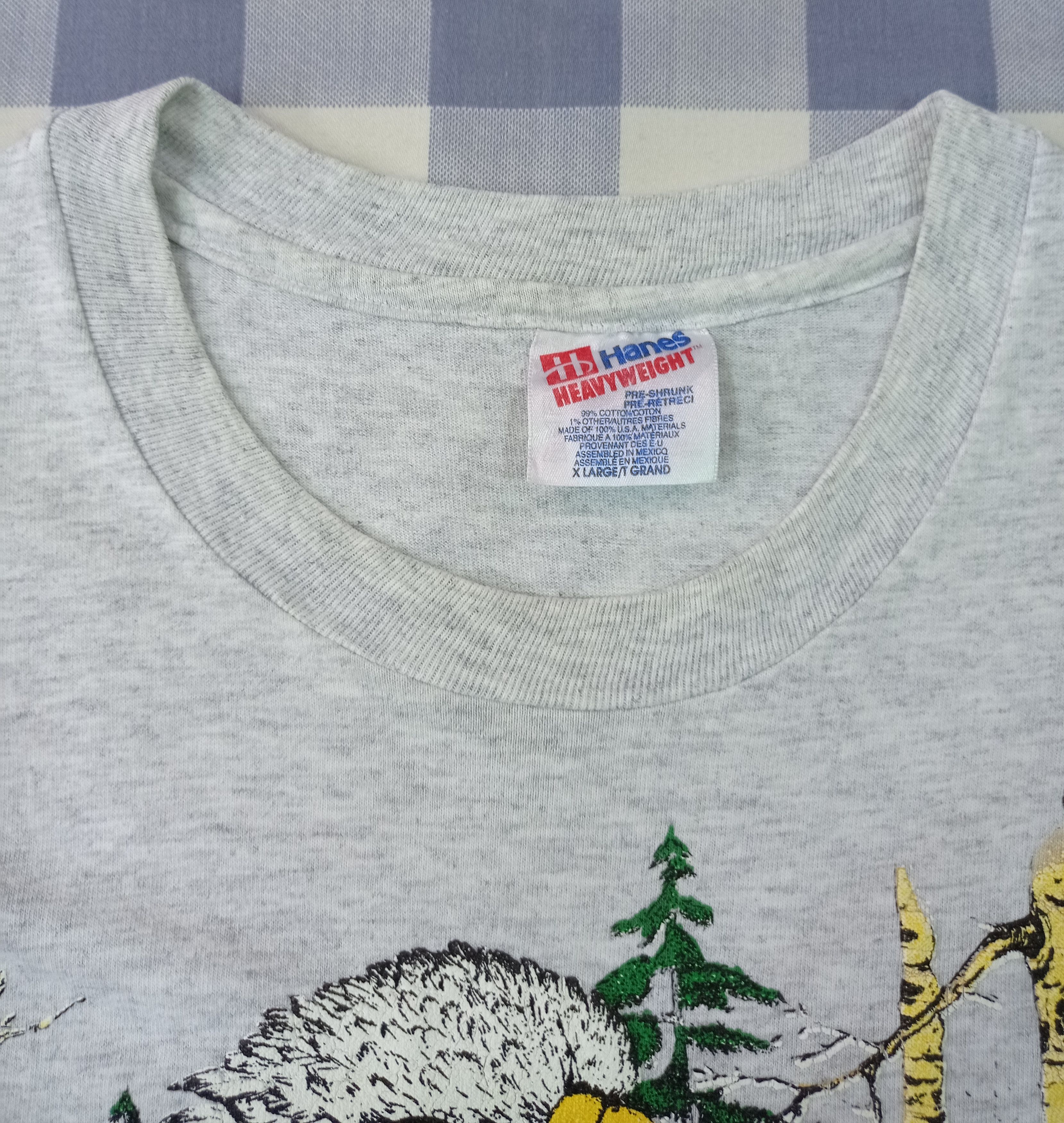 Other 1992 HANES WILDLIFE TEE – VINTAGE USA Size US XL / EU 56 / 4 - 4 Thumbnail