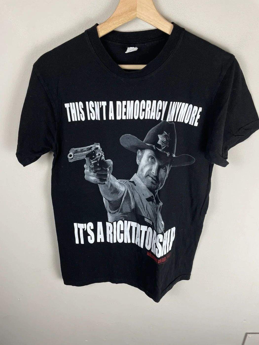 Art × Vintage Vintage Walking Dead Ricktatorship T-Shirt | Grailed