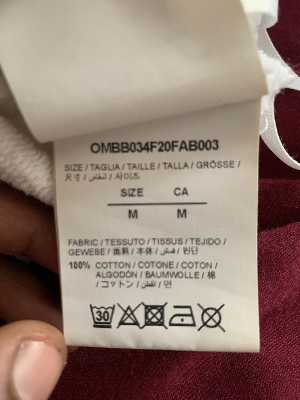 Off-White I support young black business off white hoodie Size US M / EU 48-50 / 2 - 6 Thumbnail