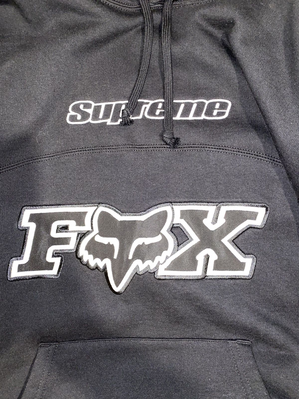 Fox × Fox Racing × Supreme Supreme x Fox Racing Hoodie Black Fox × Fox Racing × Supreme Supreme x Fox Racing Hoodie Black