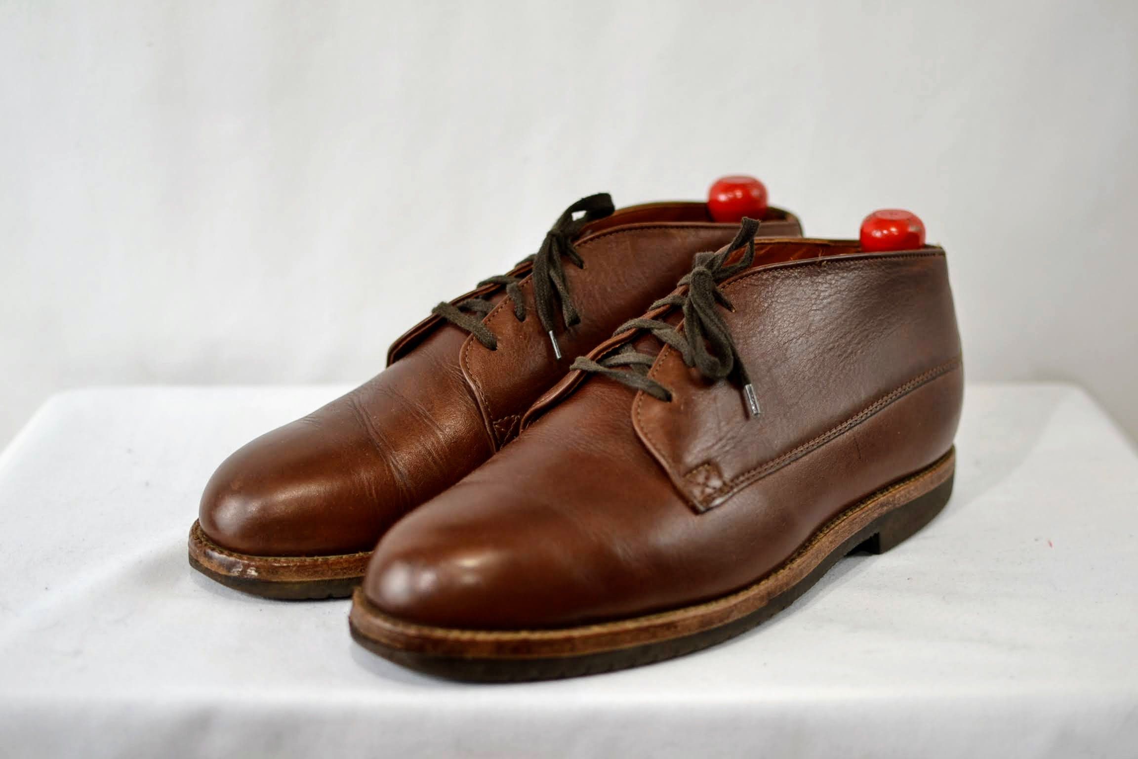 Dack's Made Canada Brown Leather Chukka Boots Vibram Gumsole 10.5 Size US 10.5 / EU 43-44 - 1 Thumbnail