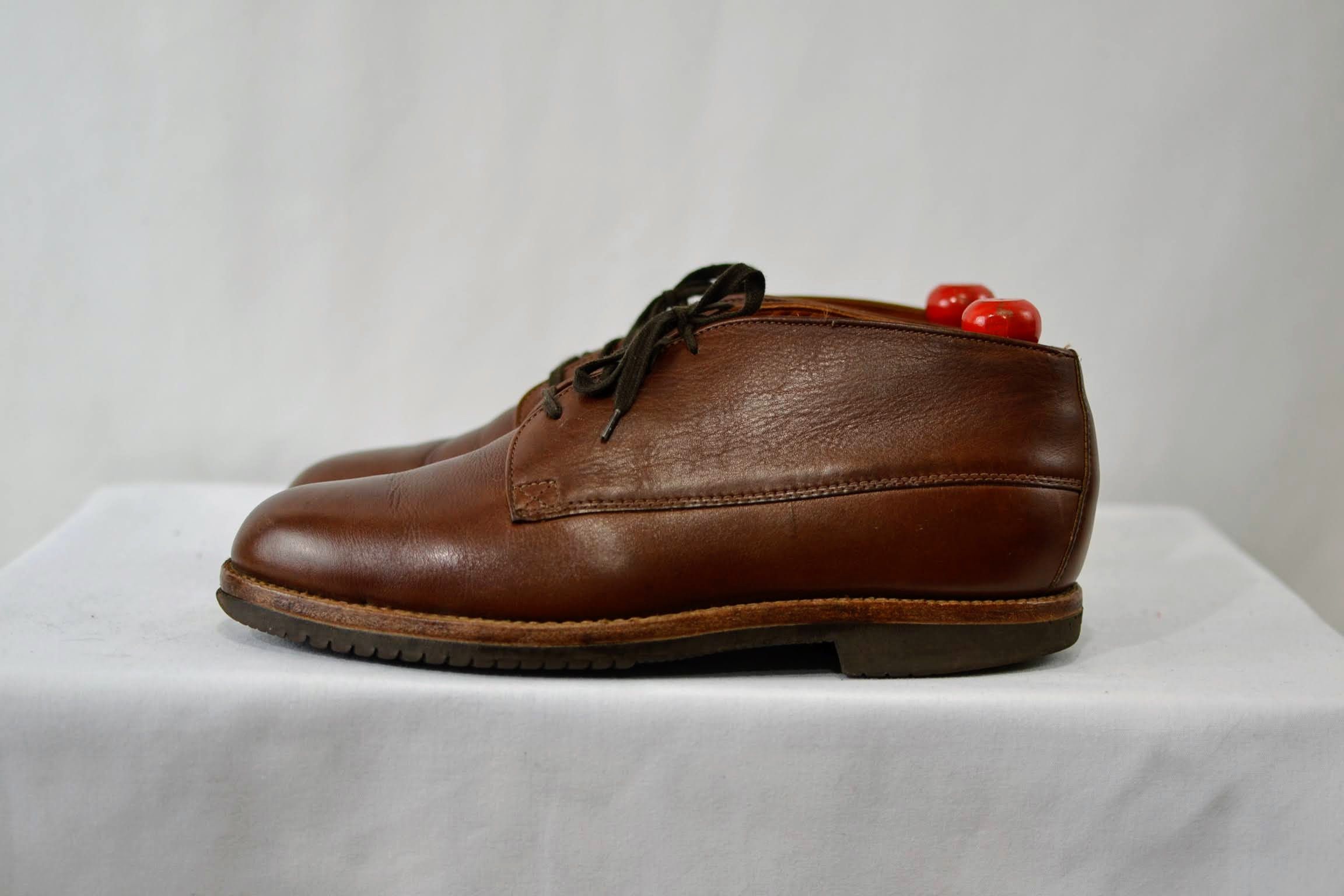 Dack's Made Canada Brown Leather Chukka Boots Vibram Gumsole 10.5 Size US 10.5 / EU 43-44 - 4 Thumbnail