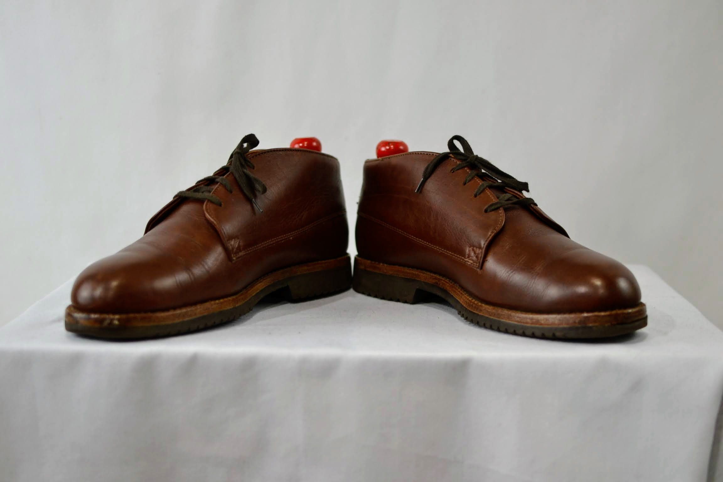 Dack's Made Canada Brown Leather Chukka Boots Vibram Gumsole 10.5 Size US 10.5 / EU 43-44 - 7 Thumbnail
