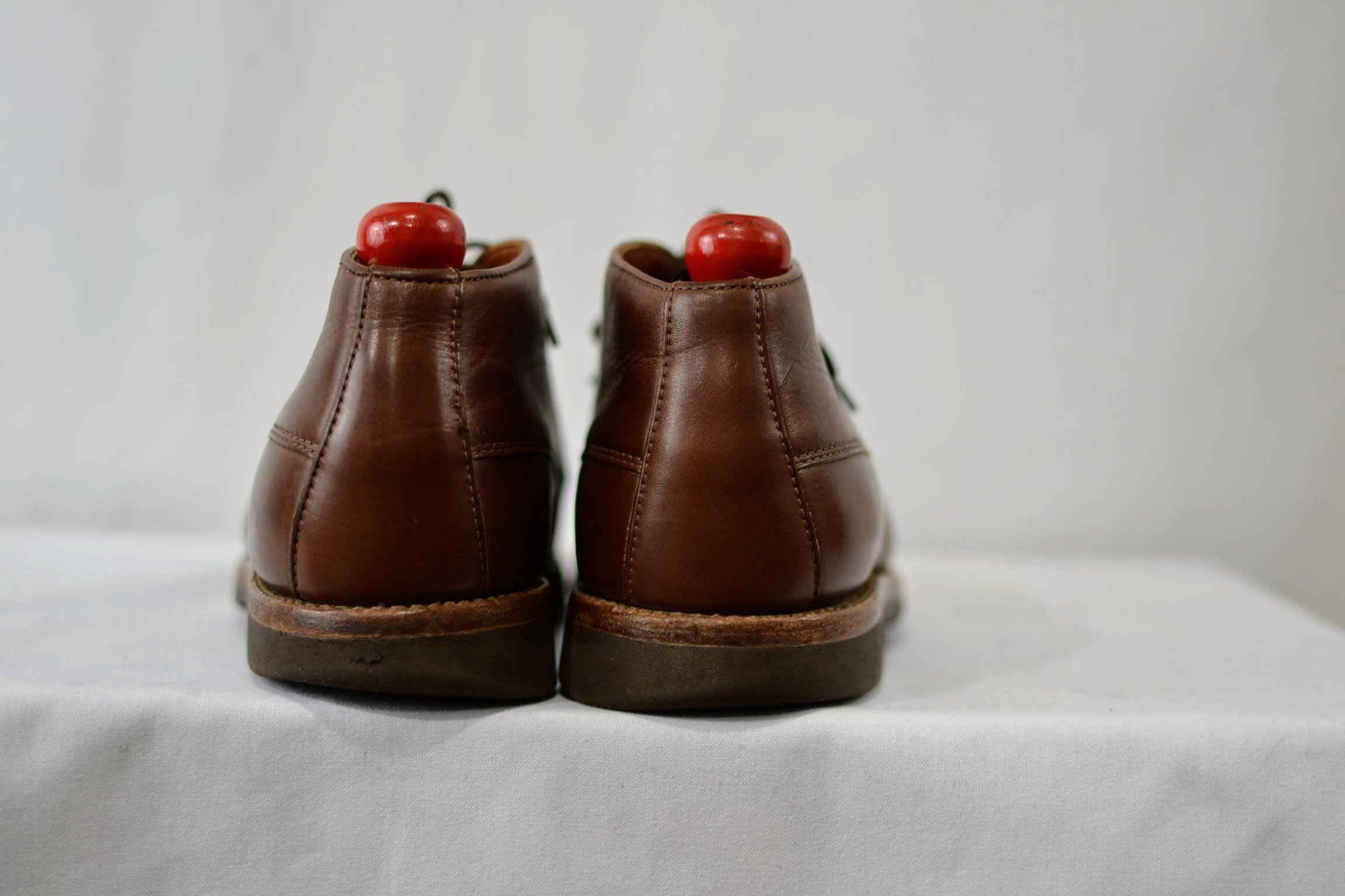 Dack's Made Canada Brown Leather Chukka Boots Vibram Gumsole 10.5 Size US 10.5 / EU 43-44 - 5 Thumbnail