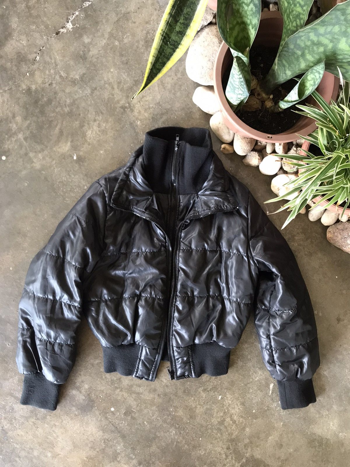 Japanese Brand RARE 🔥ULTIMATE BLACK DOUBLE BREAST BOMBER JACKET BUB STAG Size US S / EU 44-46 / 1 - 3 Thumbnail
