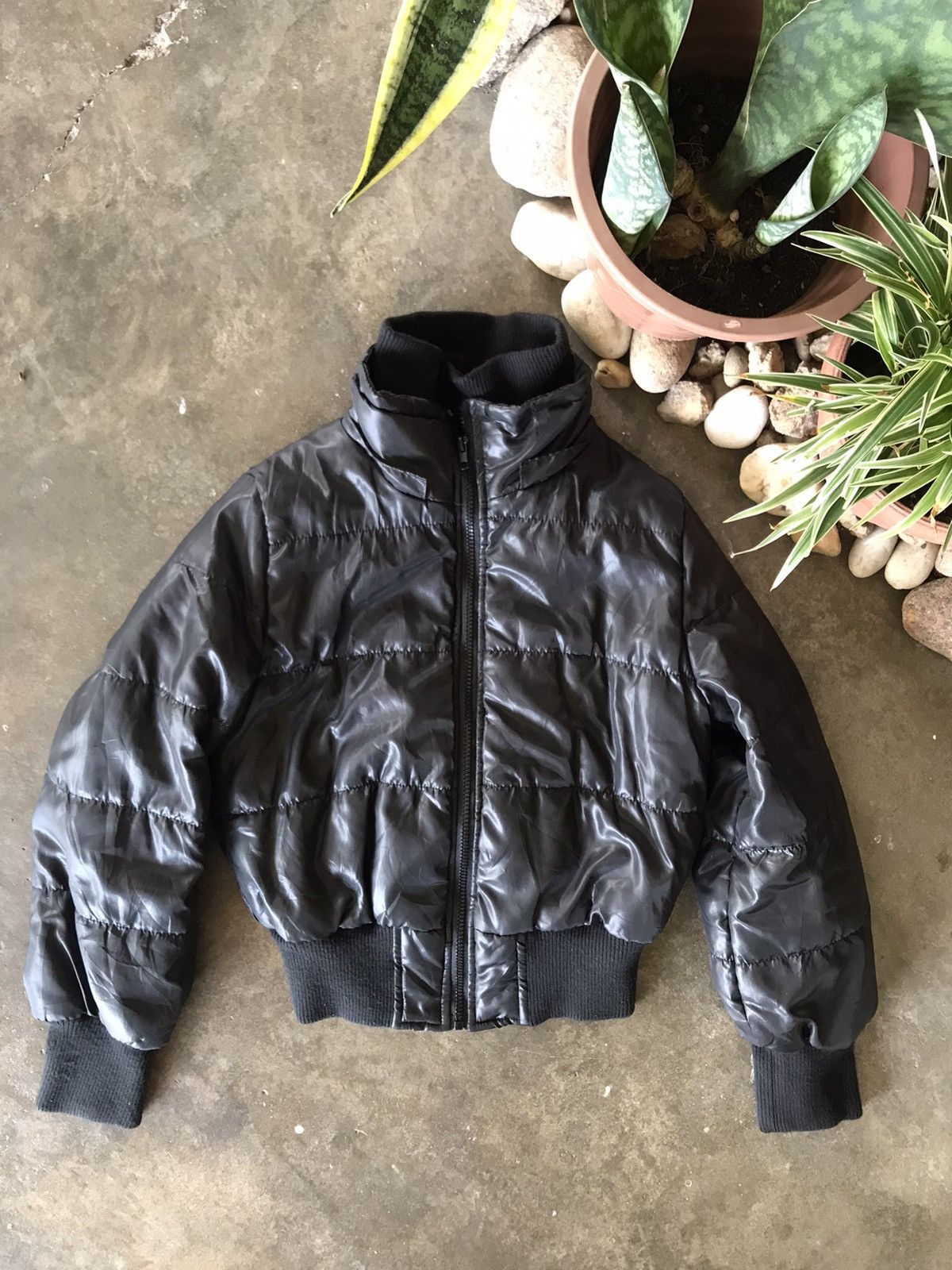 Japanese Brand RARE 🔥ULTIMATE BLACK DOUBLE BREAST BOMBER JACKET BUB STAG Size US S / EU 44-46 / 1 - 8 Thumbnail