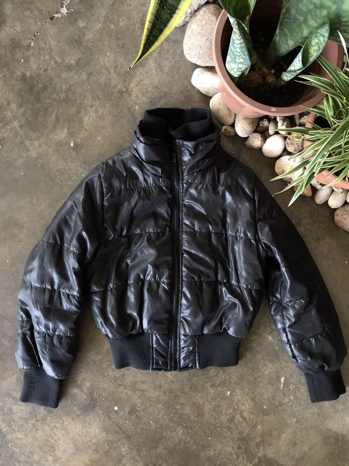 Japanese Brand RARE 🔥ULTIMATE BLACK DOUBLE BREAST BOMBER JACKET BUB STAG Size US S / EU 44-46 / 1 - 7 Thumbnail