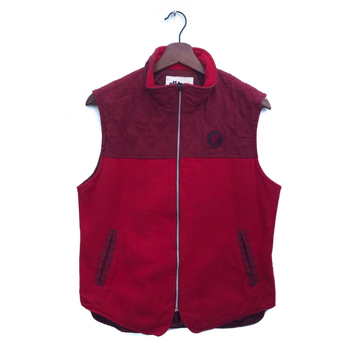 Ellesse Vintage Ellesse Zipper Vest Jacket Size US M / EU 48-50 / 2 - 1 Thumbnail
