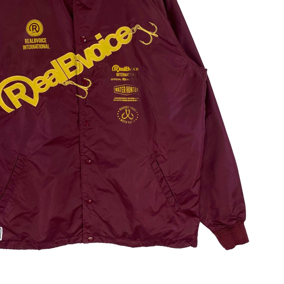 Japanese Brand Real B Voice Fishing Embroidery Spellout Light Jacket Size US XL / EU 56 / 4 - 3 Thumbnail