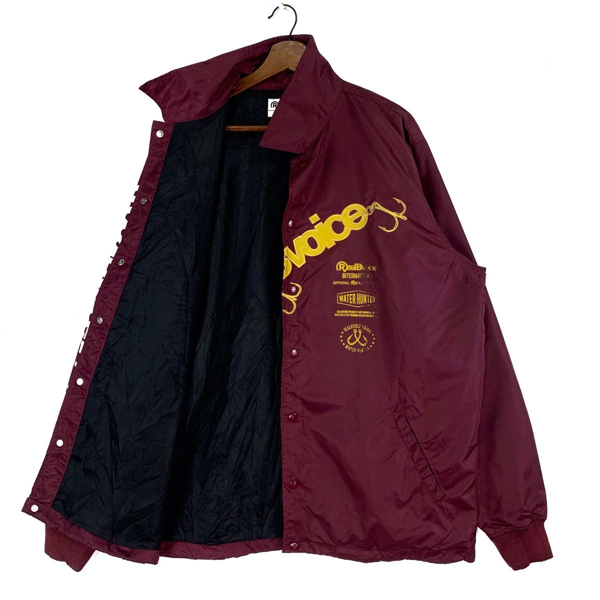 Japanese Brand Real B Voice Fishing Embroidery Spellout Light Jacket Size US XL / EU 56 / 4 - 5 Thumbnail