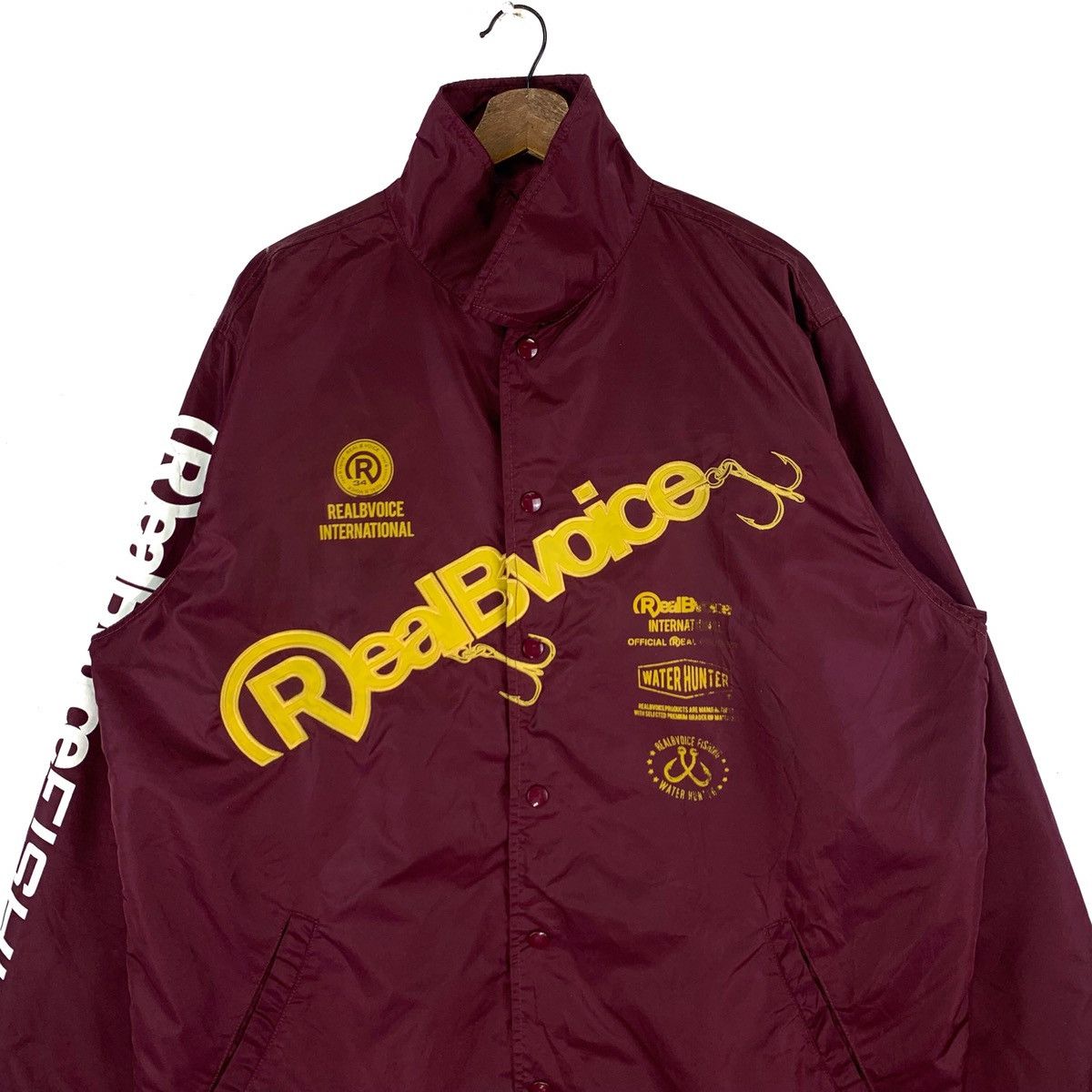 Japanese Brand Real B Voice Fishing Embroidery Spellout Light Jacket Size US XL / EU 56 / 4 - 2 Thumbnail