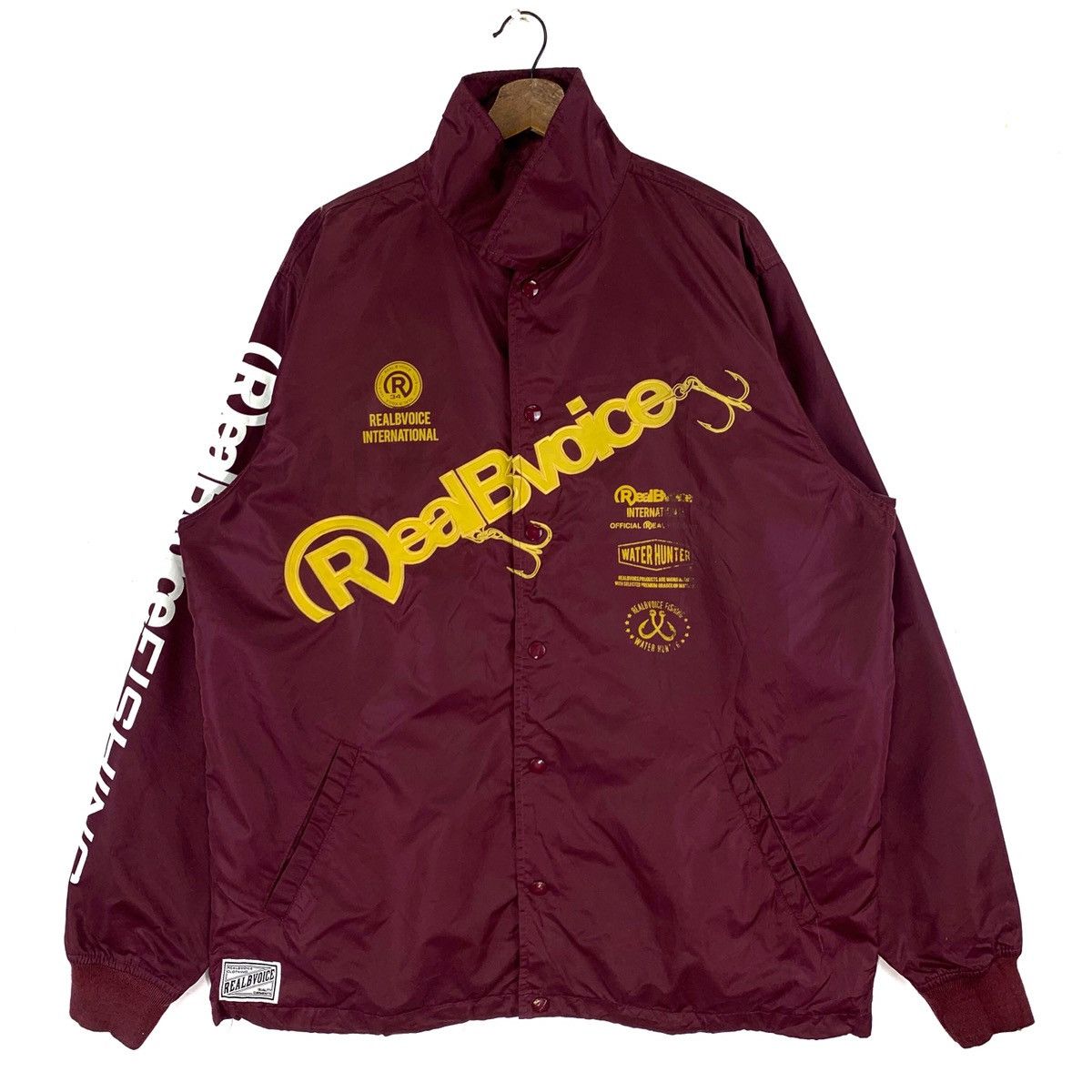 Japanese Brand Real B Voice Fishing Embroidery Spellout Light Jacket Size US XL / EU 56 / 4 - 1 Thumbnail