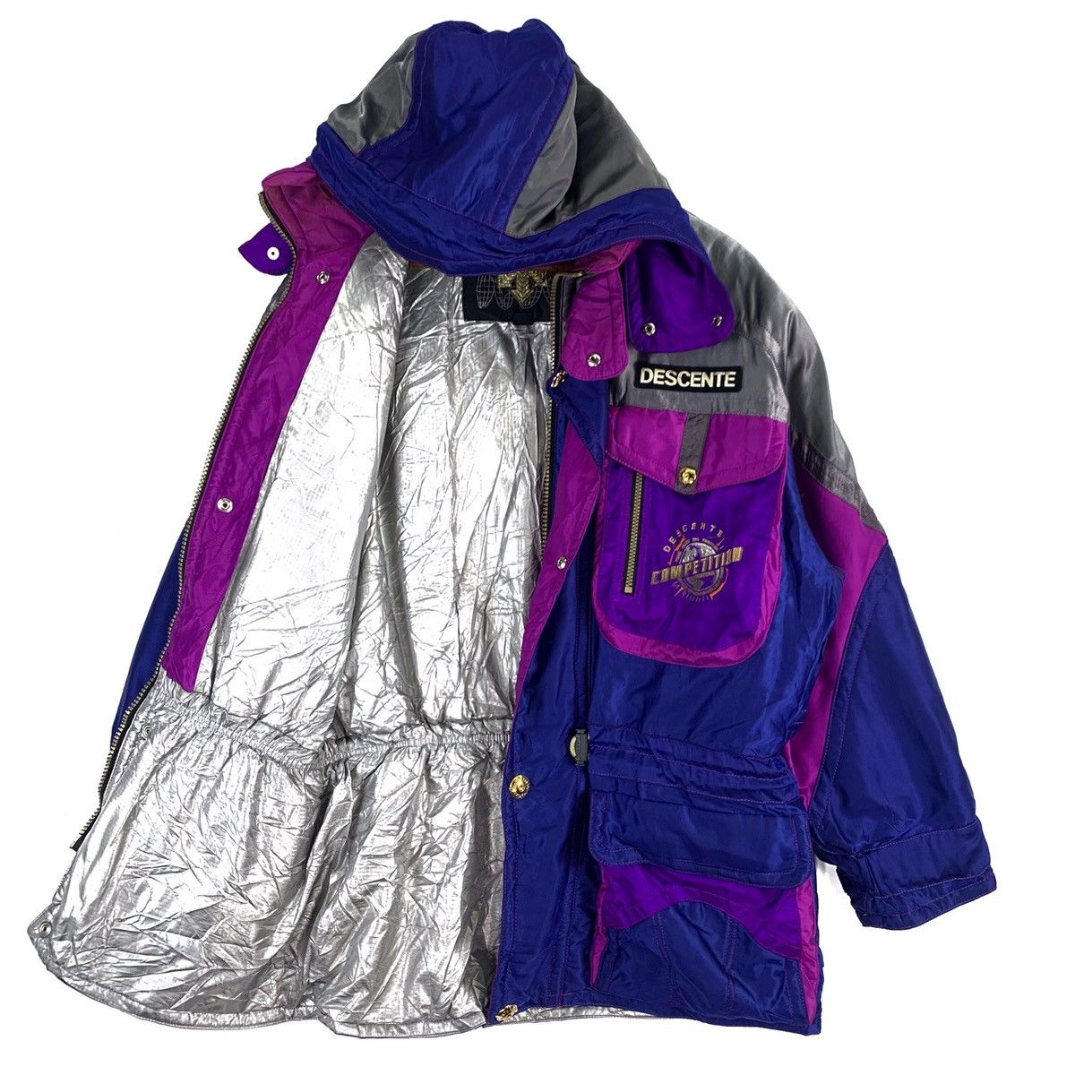 Descente Vintage Descente Hoodie Ski Snow Jacket Size US L / EU 52-54 / 3 - 5 Thumbnail