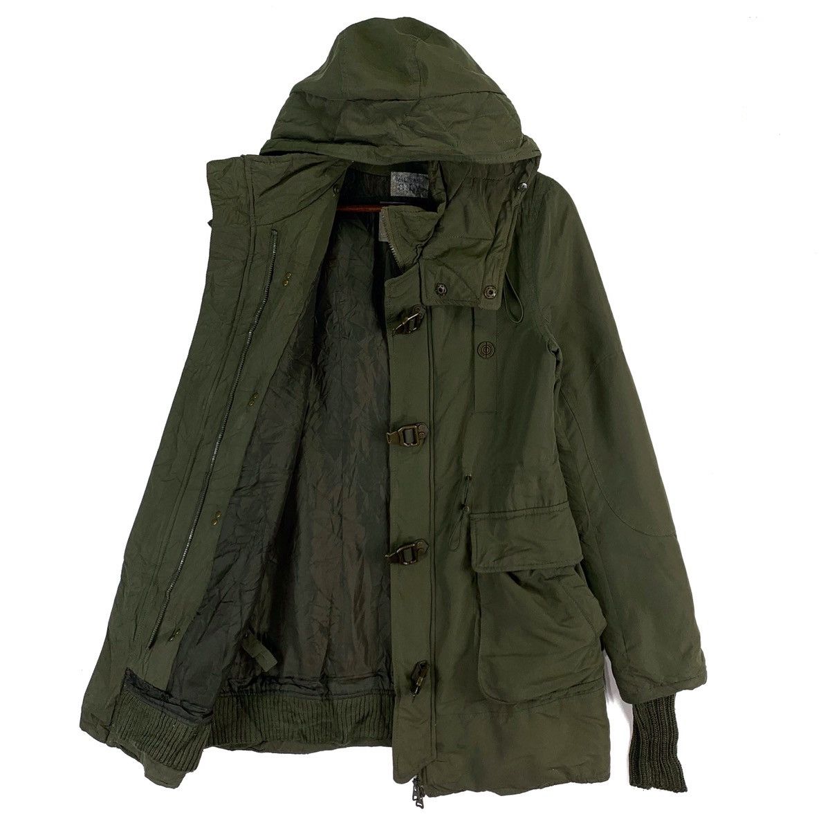 Japanese Brand Vintage Military Sly Hoodie Tactical Jacket Size US L / EU 52-54 / 3 - 4 Thumbnail