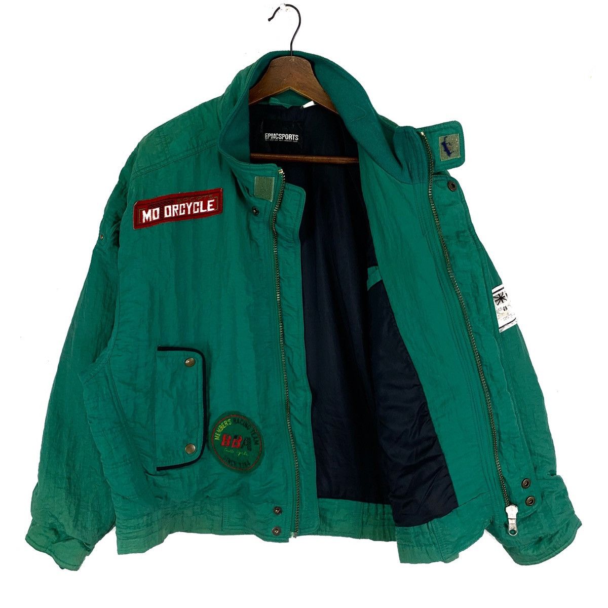 Japanese Brand 90s EpmcSport Racing Light Zipper Jacket Size US M / EU 48-50 / 2 - 4 Thumbnail