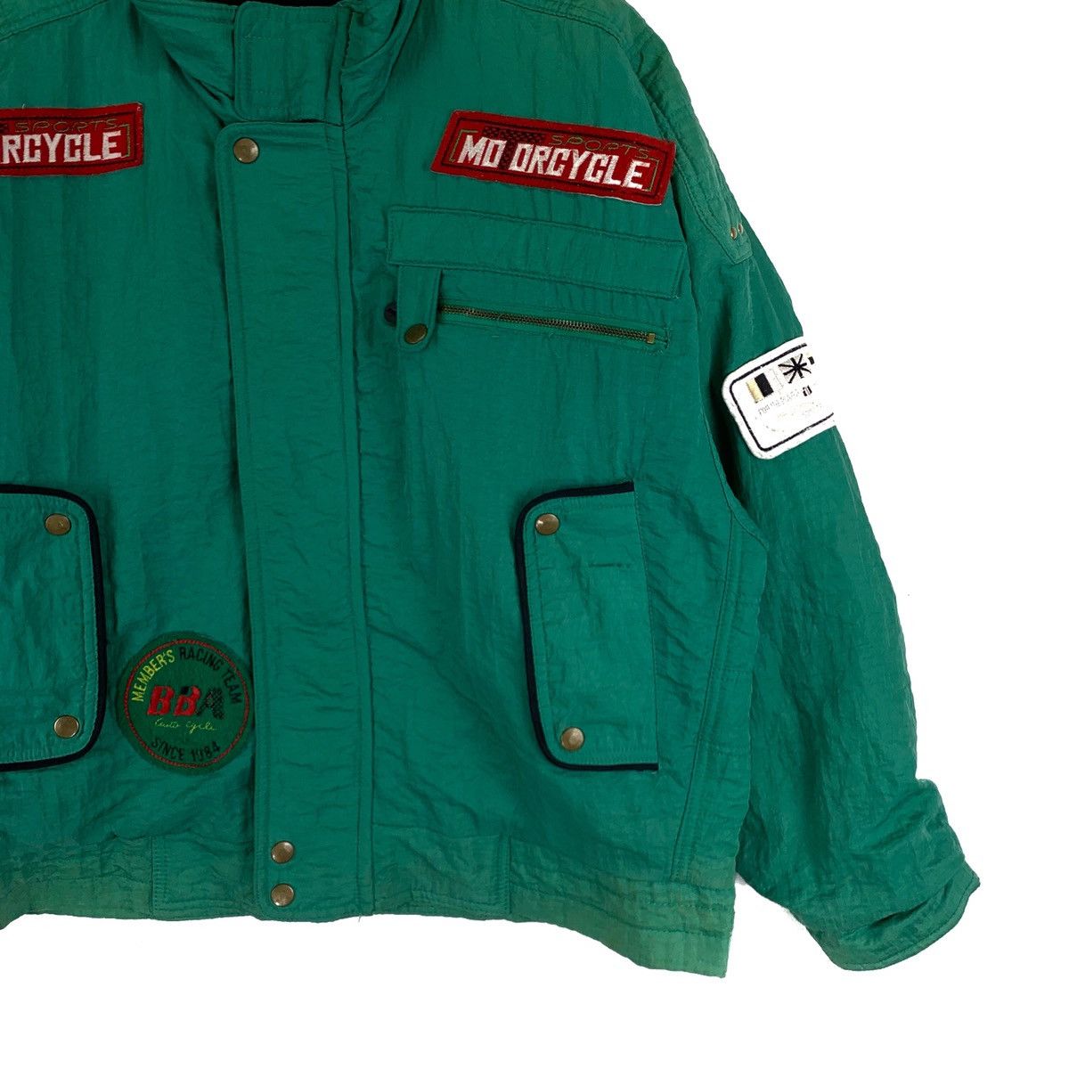 Japanese Brand 90s EpmcSport Racing Light Zipper Jacket Size US M / EU 48-50 / 2 - 3 Thumbnail