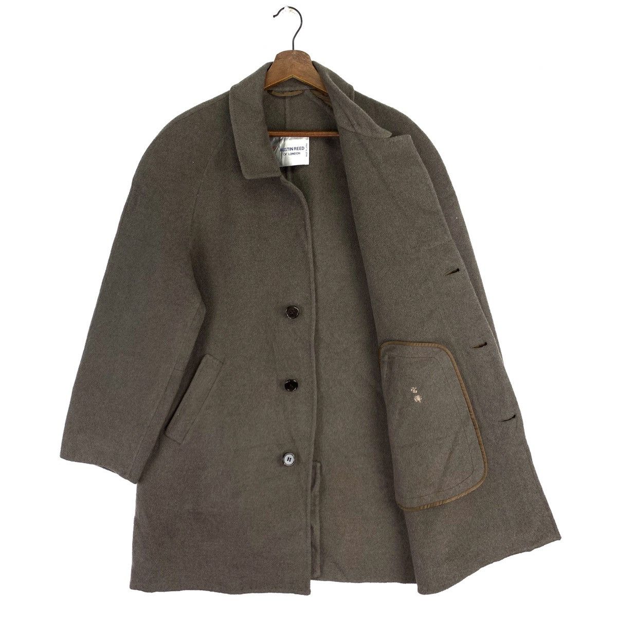 Austin Reed Austin Reed Of London Overcoat Wool Jacket Size US L / EU 52-54 / 3 - 1 Thumbnail